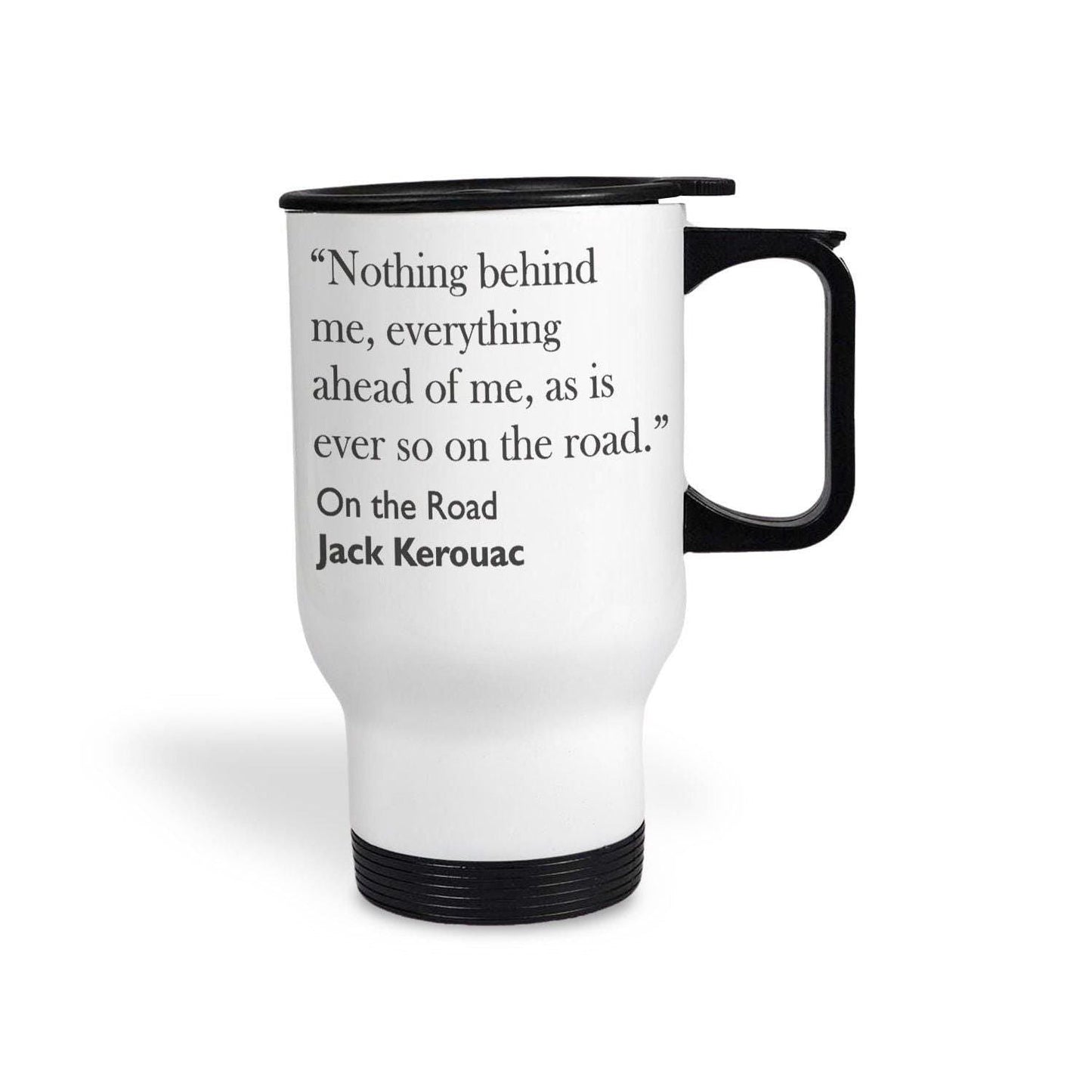 Jack Kerouac On the Road Literary Quote Travel Mug Personalised Gift