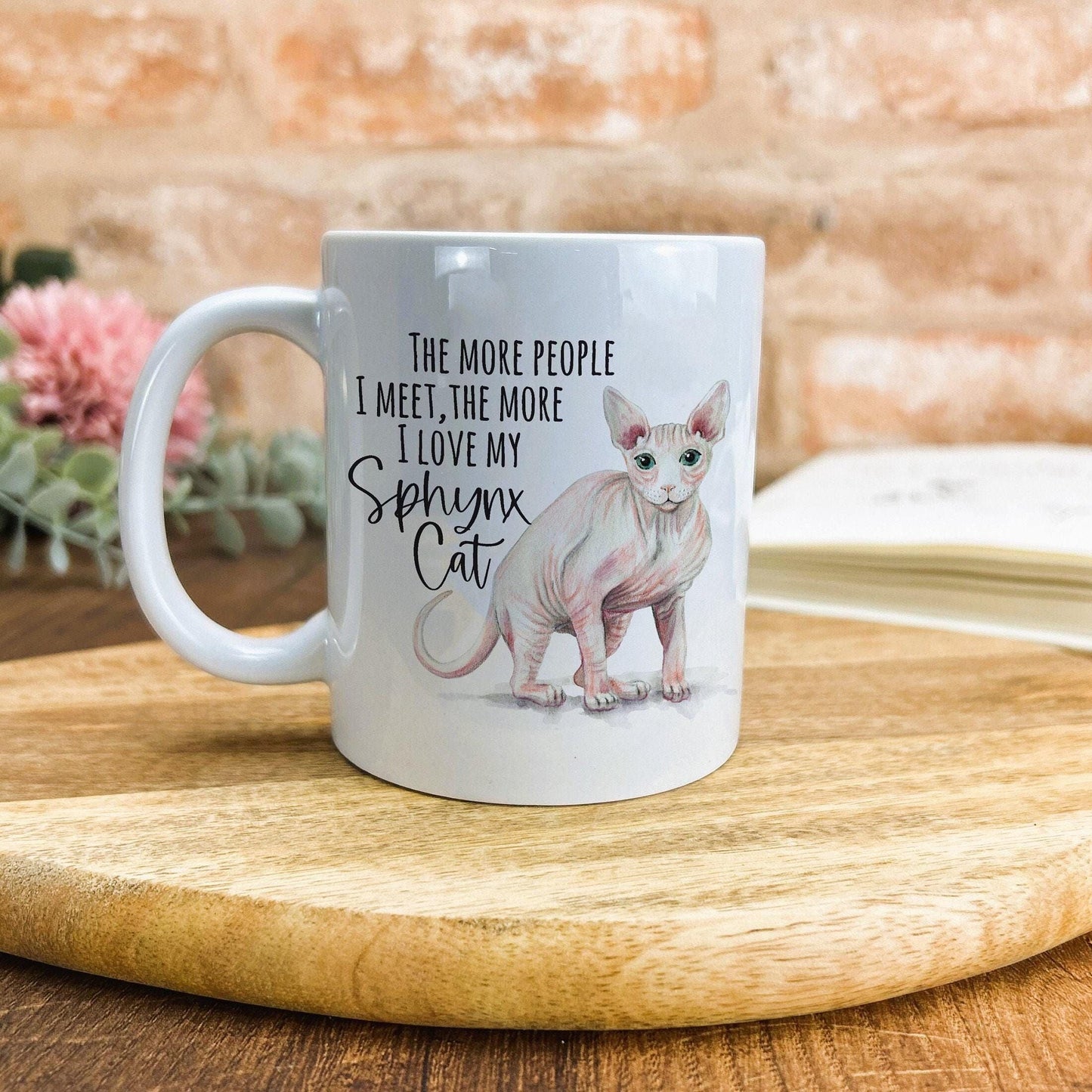 Sphynx Cat Mug Personalised