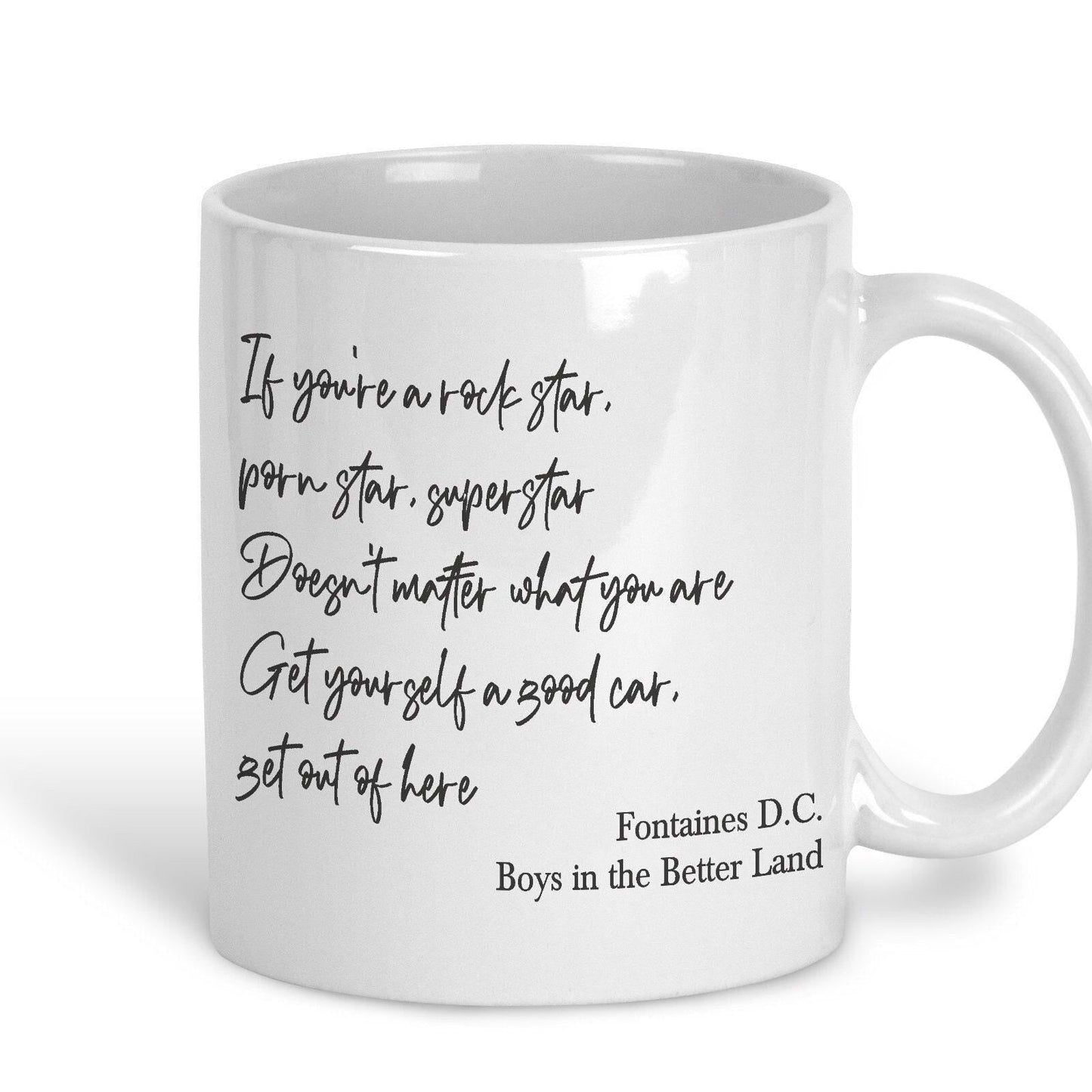 Fontaines D.C. Boys in the Better Land Mug