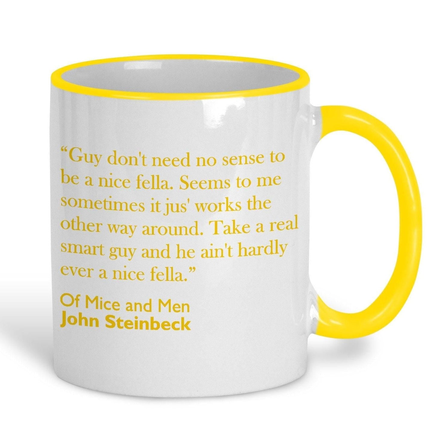 John Steinbeck Of Mice And Men Book Quote Personalised Ceramic Mug