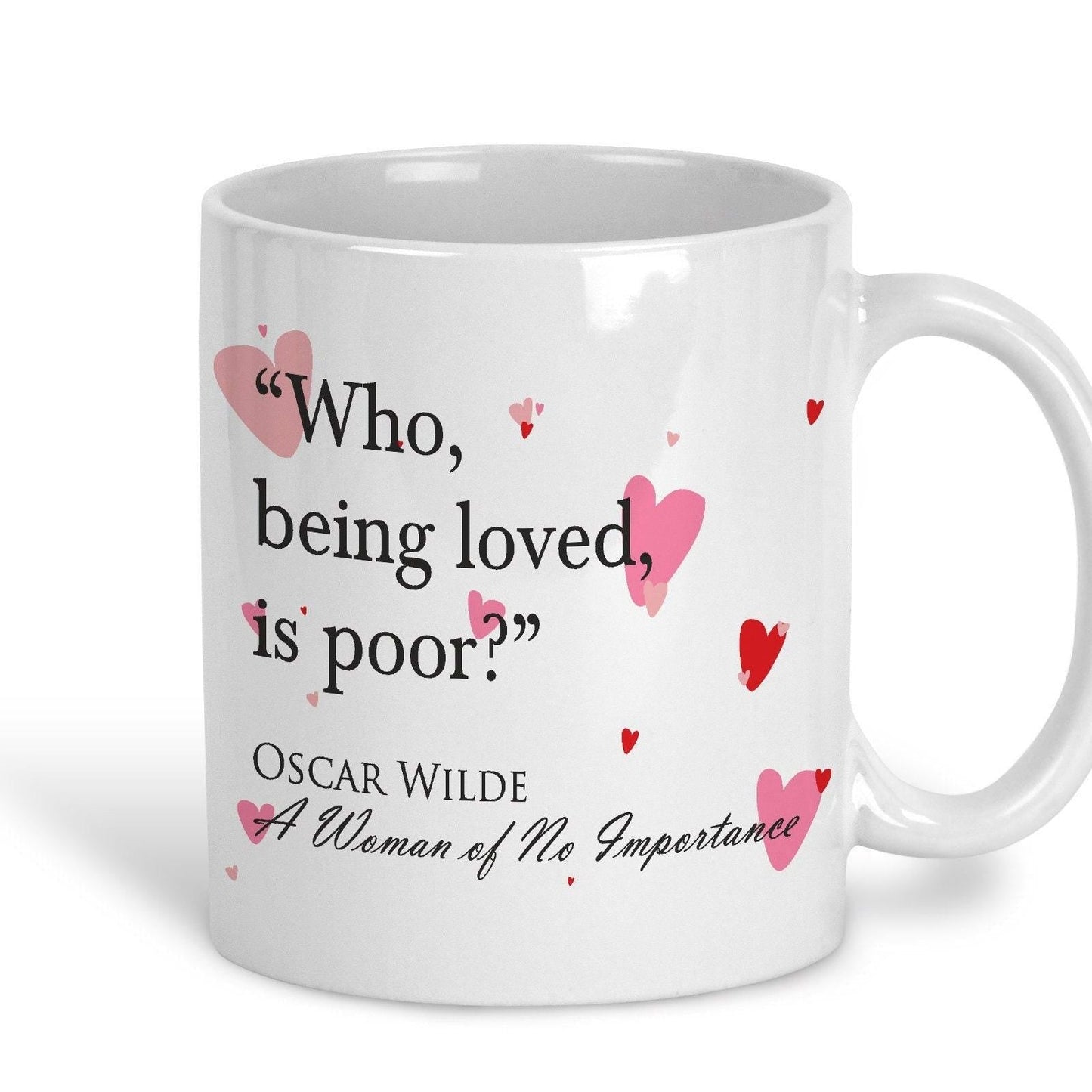 A Woman of No Importance Oscar Wilde Love Book Quote Valentine's Day Mug