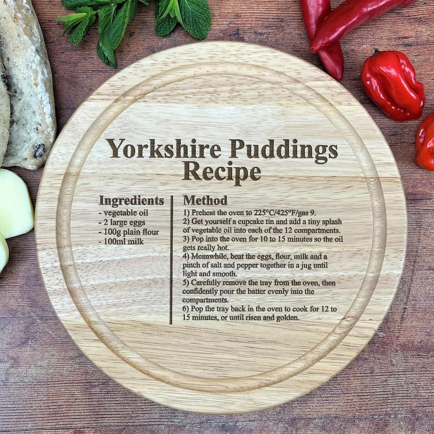 Yorkshire Puddings Recipe - Chopping Board