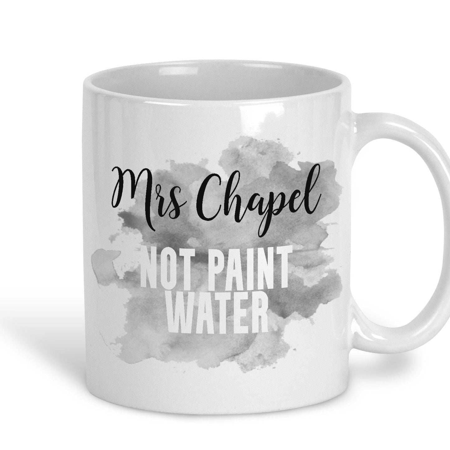 Not Paint Water Art Teacher Personalised Ceramic Mug