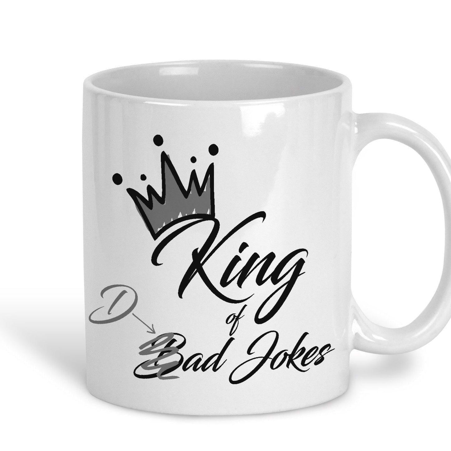 King of Bad Jokes Father's Day Personalised Mug