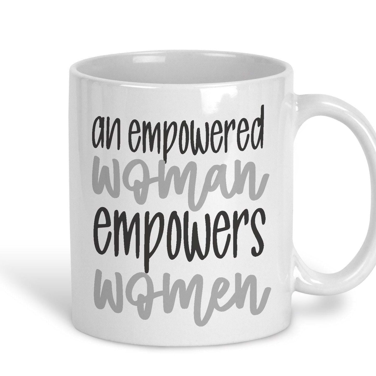 An Empowered Woman Inspires Women Personalised Mug