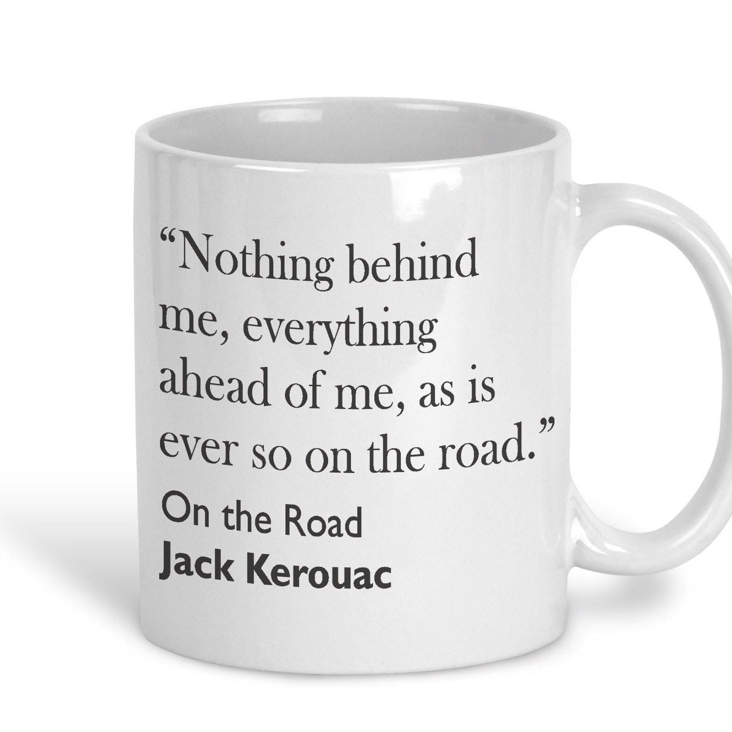 Jack Kerouac On the Road Literary Quote Mug