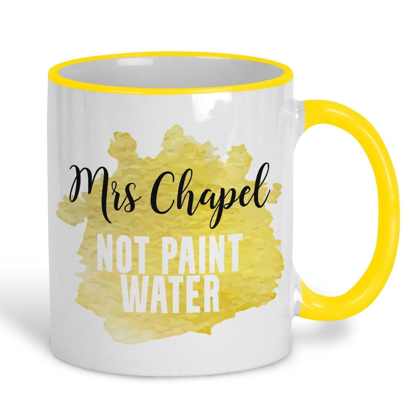 Not Paint Water Art Teacher Personalised Ceramic Mug