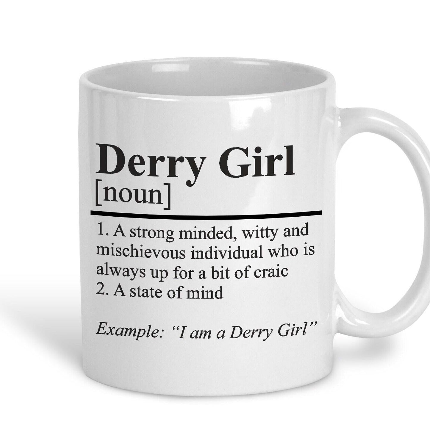 Derry Girl Definition TV Show Personalised Ceramic Mug