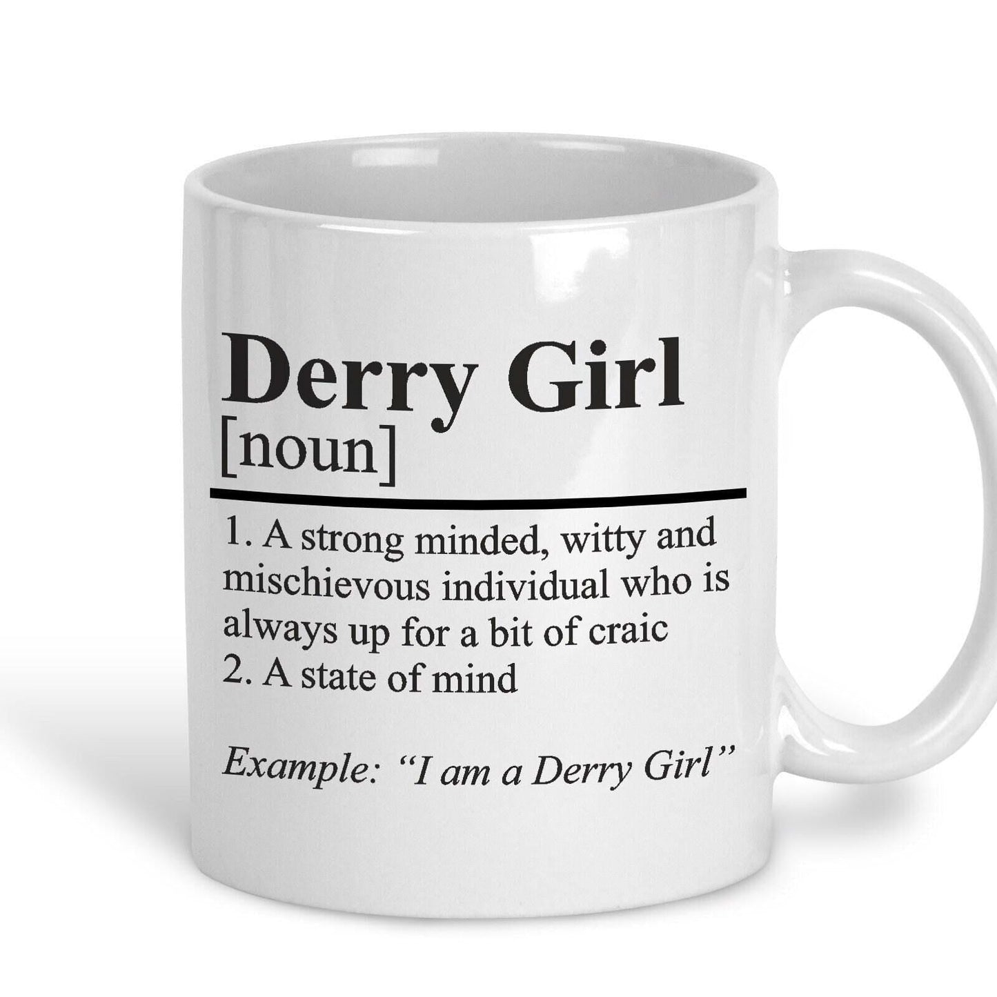 Derry Girl Definition TV Show Personalised Ceramic Mug