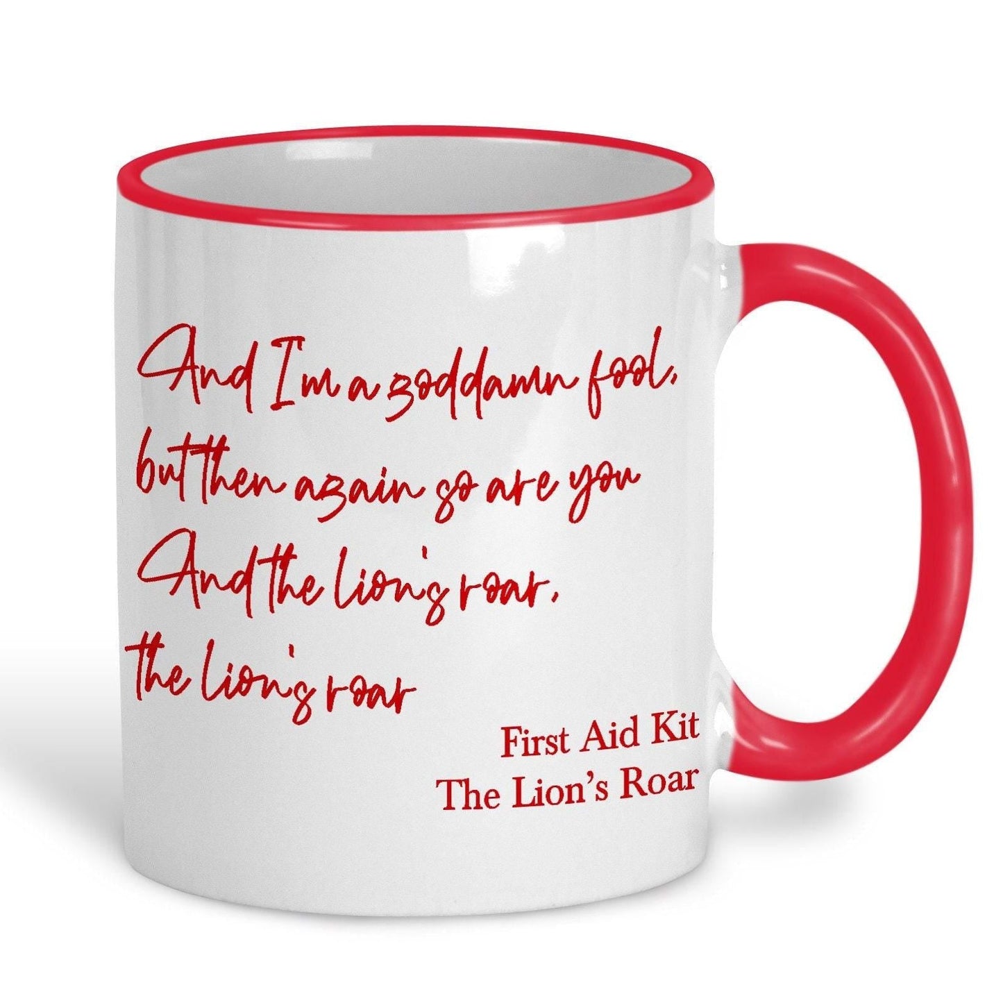 First Aid Kit Band The Lions Roar Mug