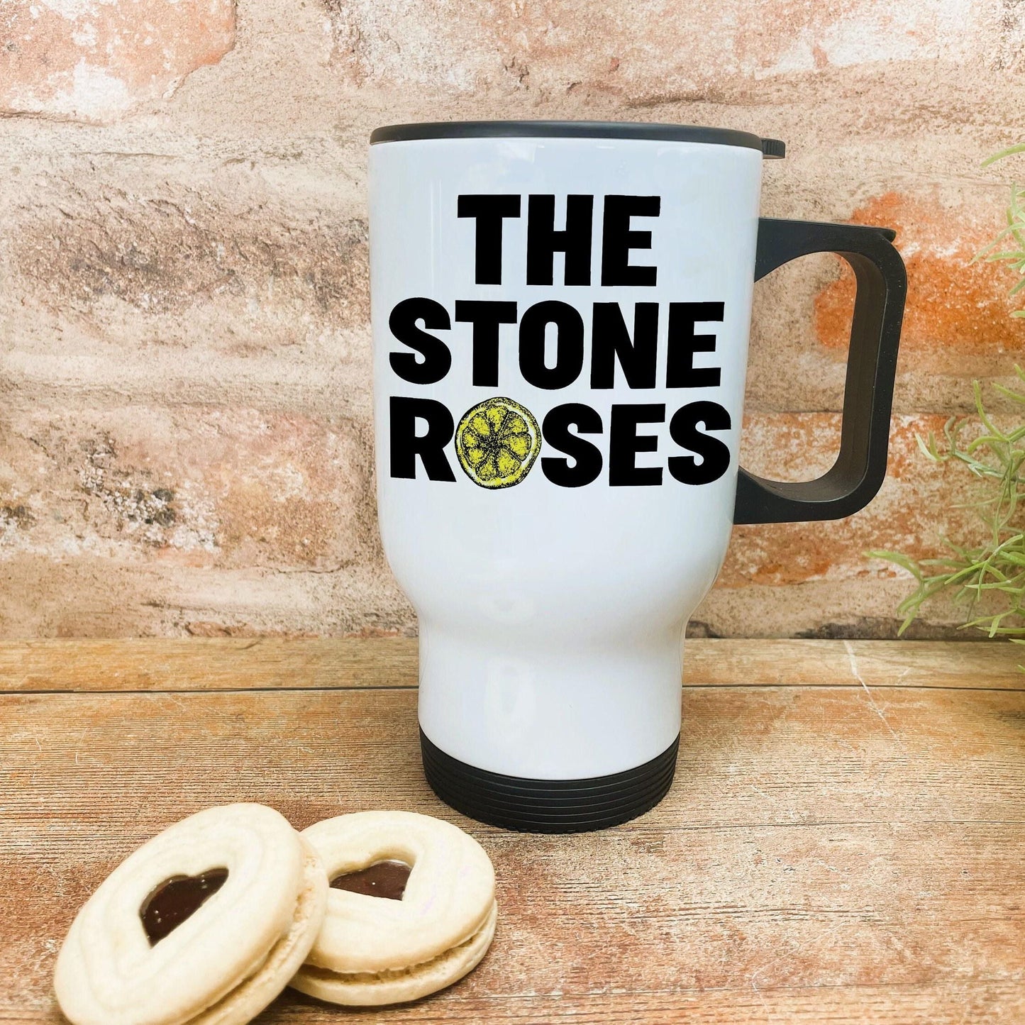 The Stone Roses Logo - Personalised Travel Mug