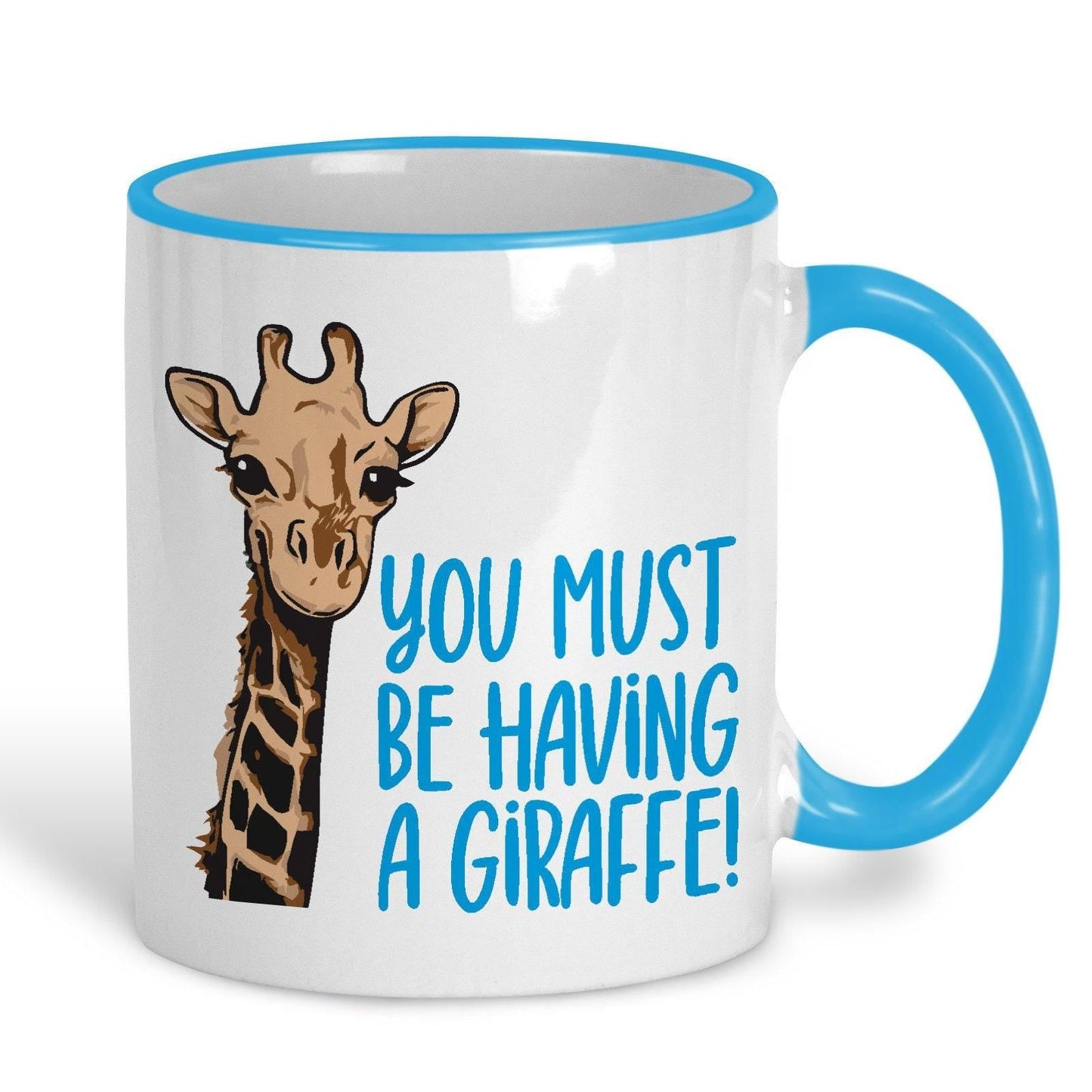 You Must Be Having A Giraffe - Cockney Rhyming Slang Dialect - Personalised Ceramic Mug