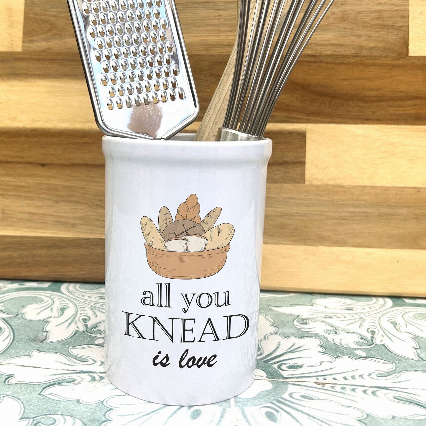 All You Knead Utensil Holder Bread Making Baker Gift