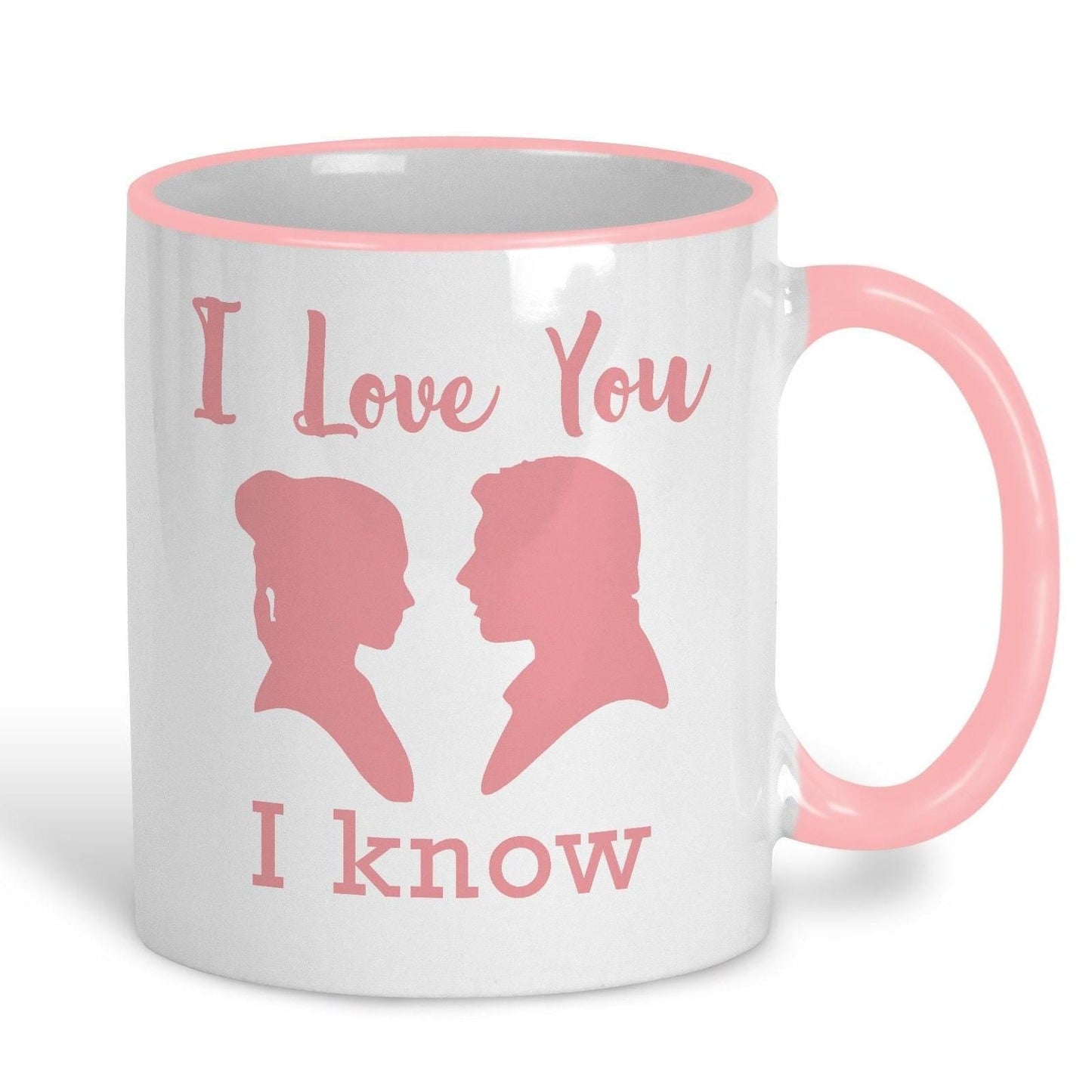 I Love You I Know Hans Solo Princess Leia Star Wars Personalised Mug