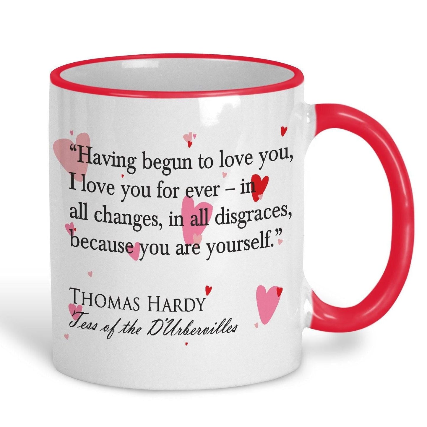Tess of the D'Urbervilles Thomas Hardy Book Quote Valentine's Day Personalised Ceramic Mug