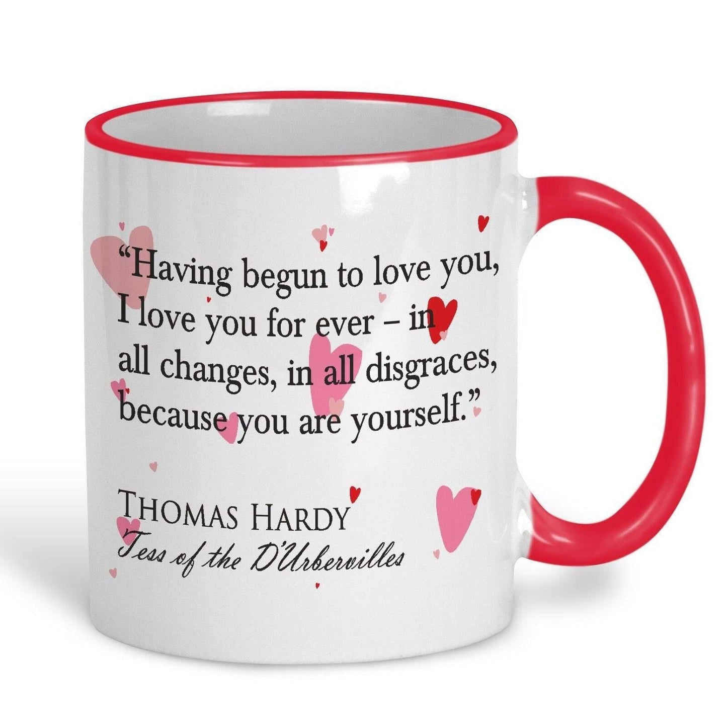 Tess of the D'Urbervilles Thomas Hardy Book Quote Valentine's Day Personalised Ceramic Mug