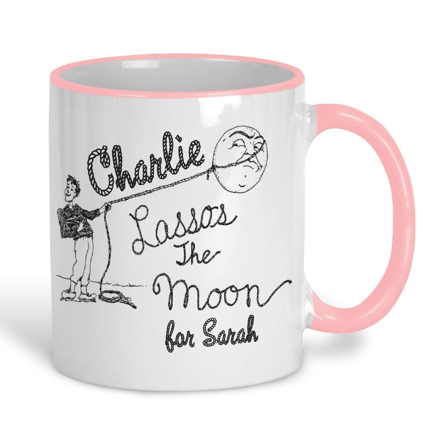 Its A Wonderful Life Lasso The Moon Personalised Valentine's Day Ceramic Mug