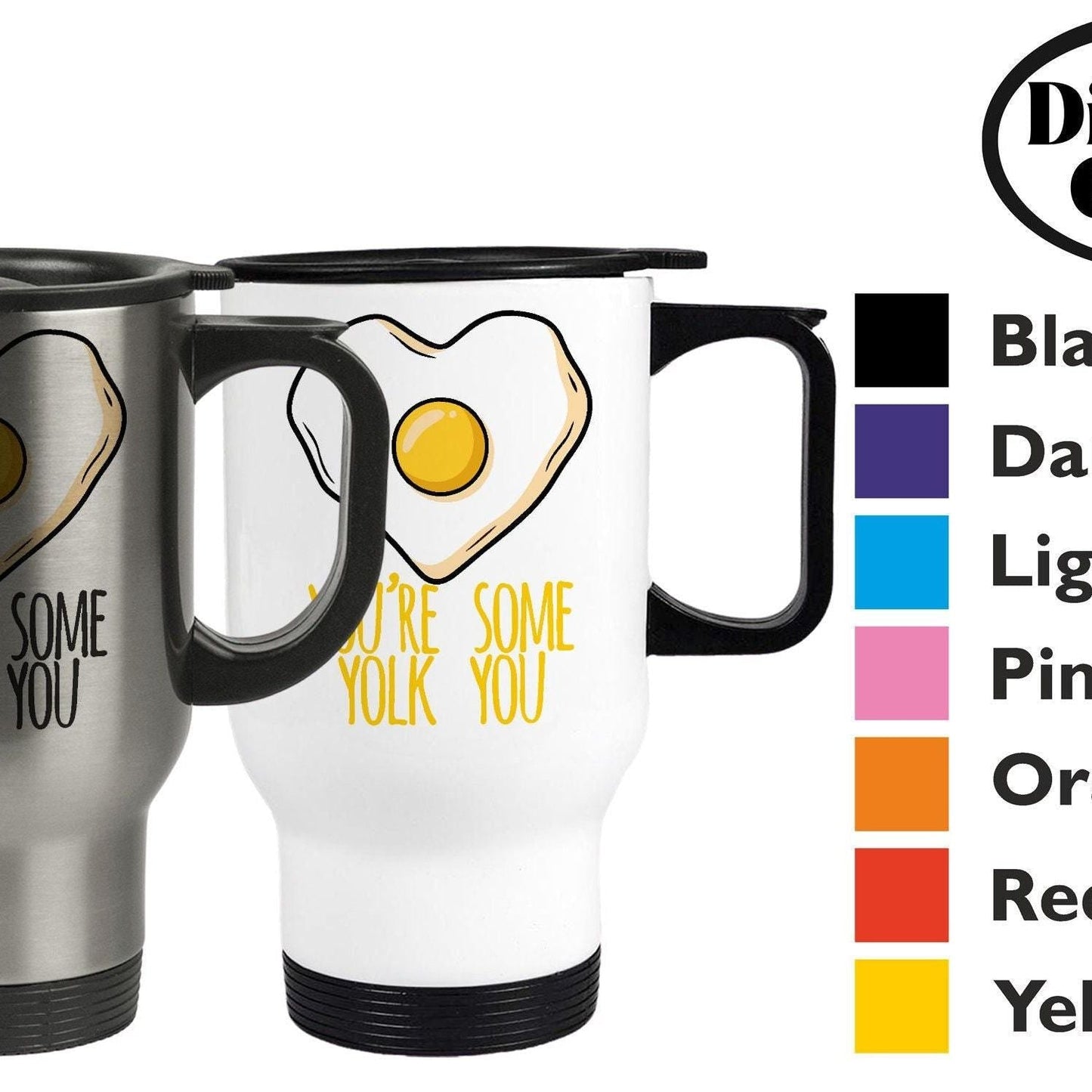 You're Some Yolk You - Northern Ireland Dialect - Personalised Travel Mug