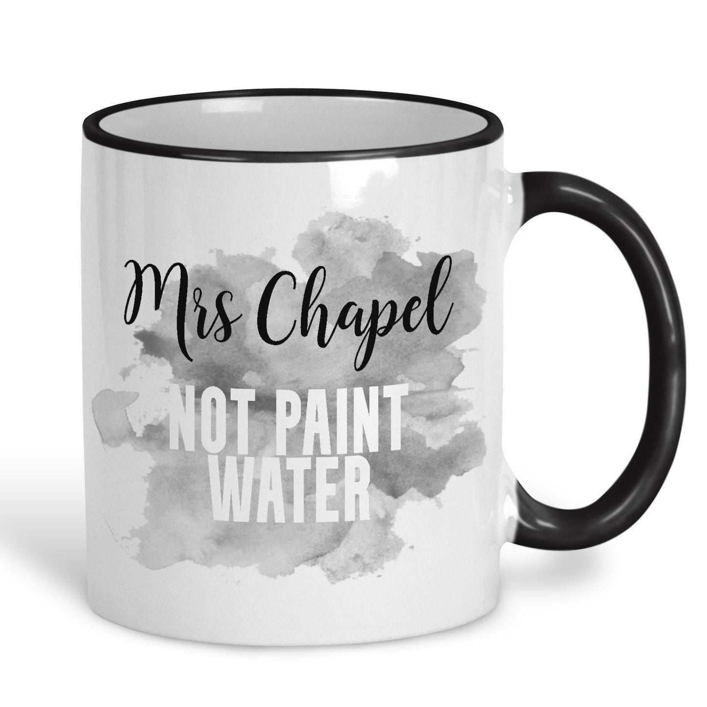Not Paint Water Art Teacher Personalised Ceramic Mug