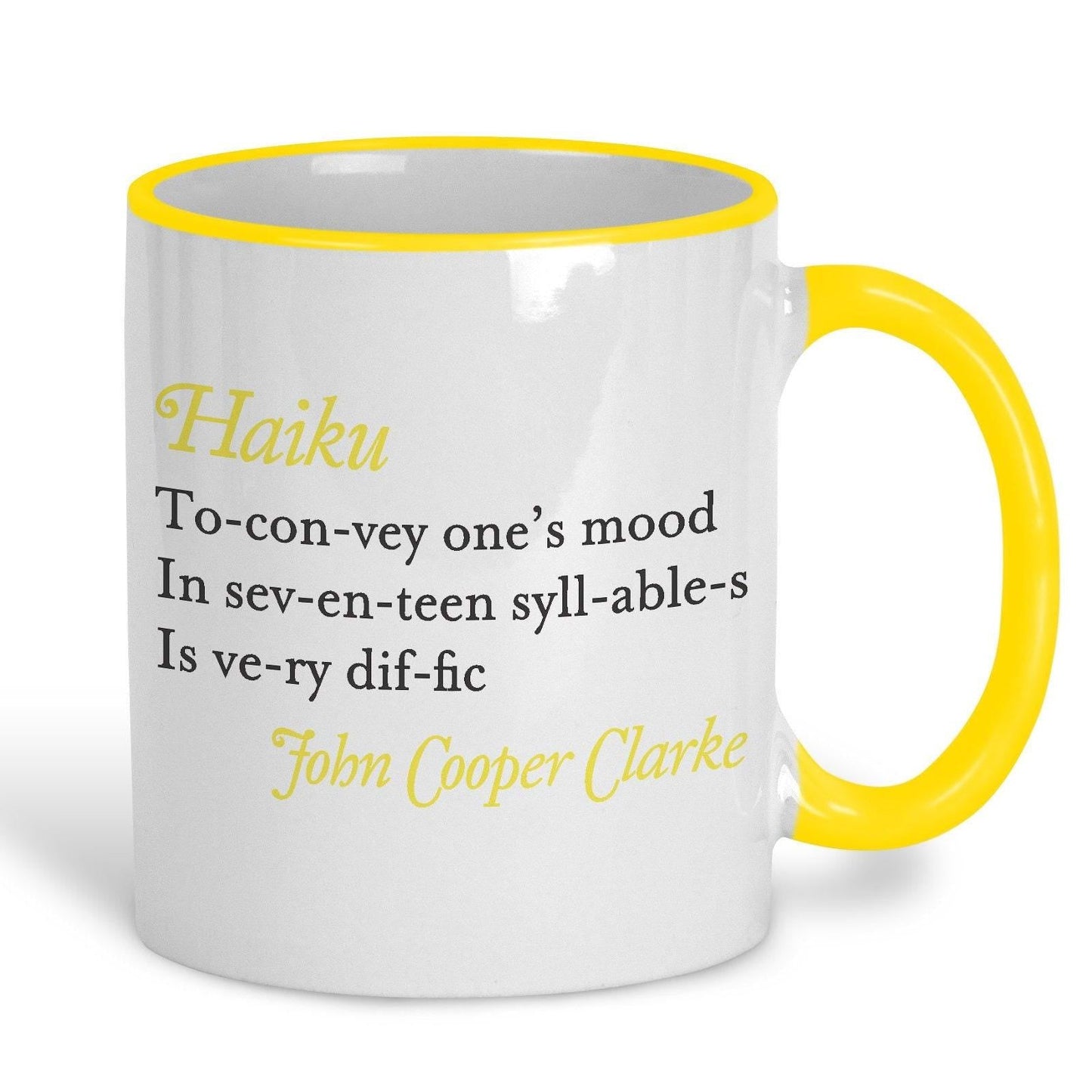 John Cooper Haiku Poetry Quote Mug