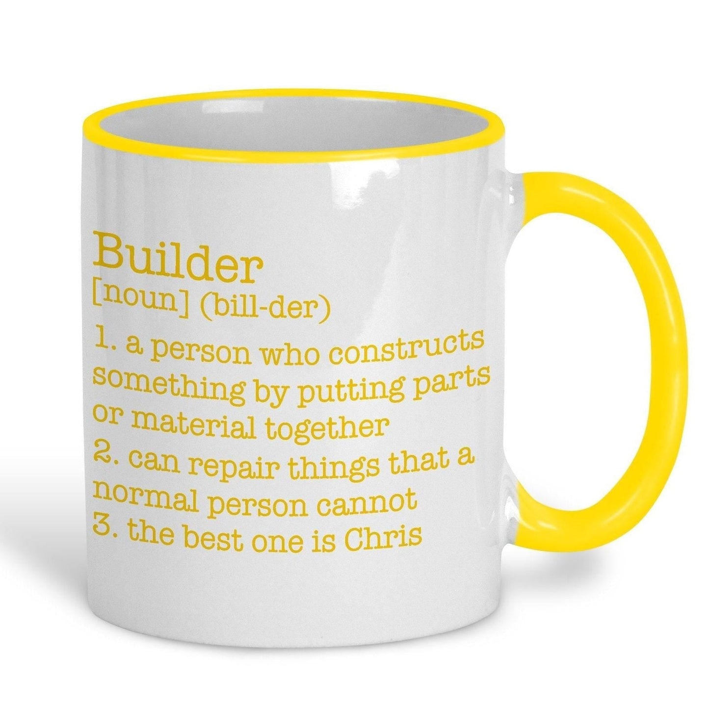 Builder Definition Personalised Ceramic Mug