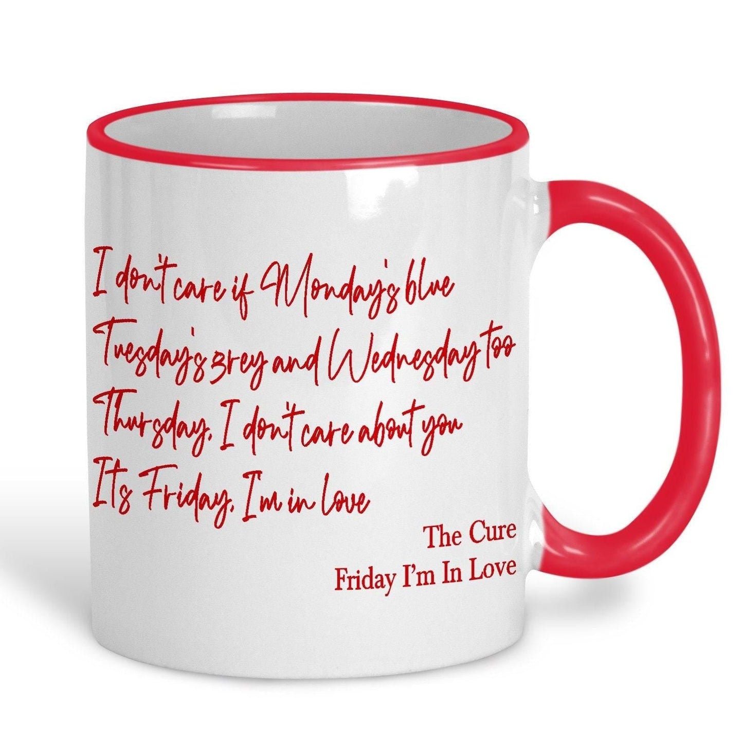 The Cure Friday I'm In Love Mug