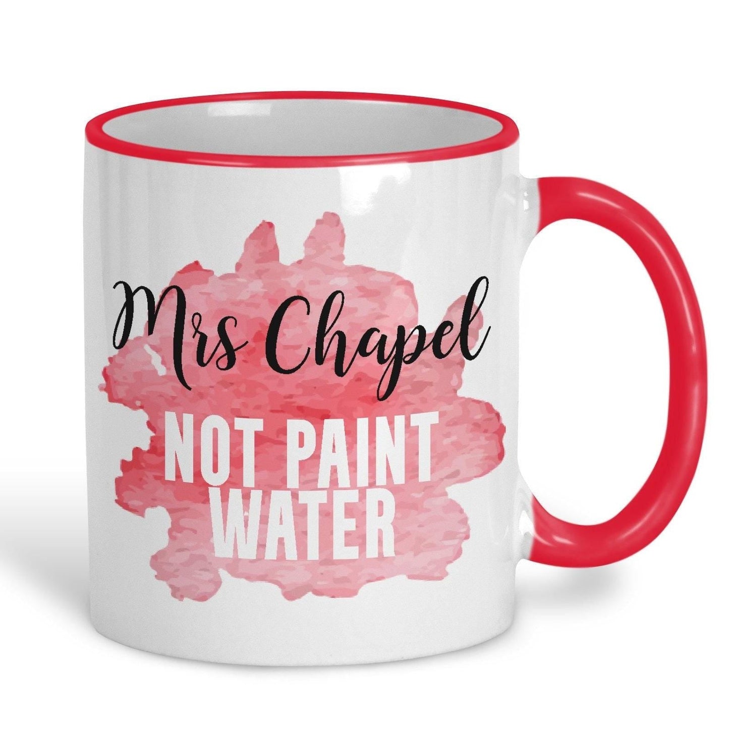 Not Paint Water Art Teacher Personalised Ceramic Mug