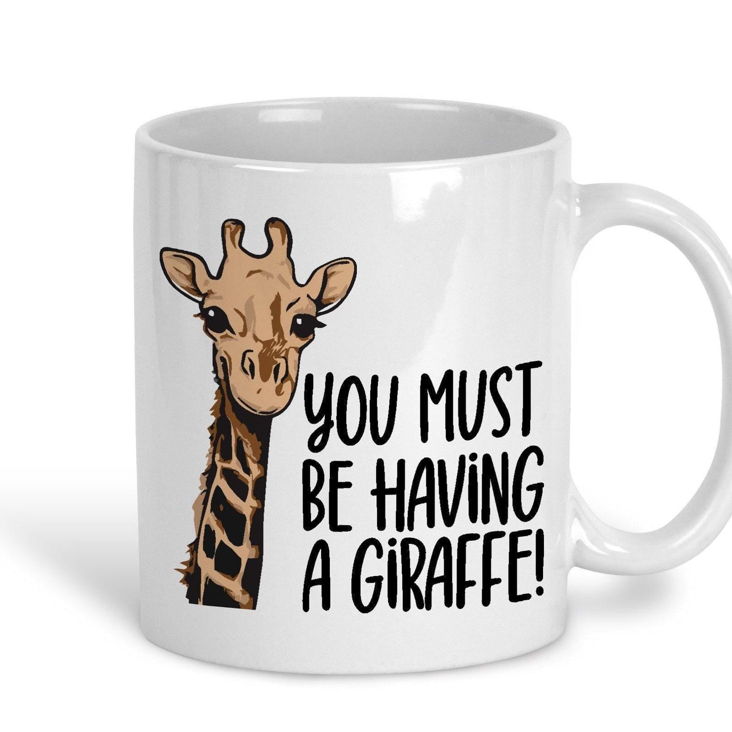 You Must Be Having A Giraffe - Cockney Rhyming Slang Dialect - Personalised Ceramic Mug