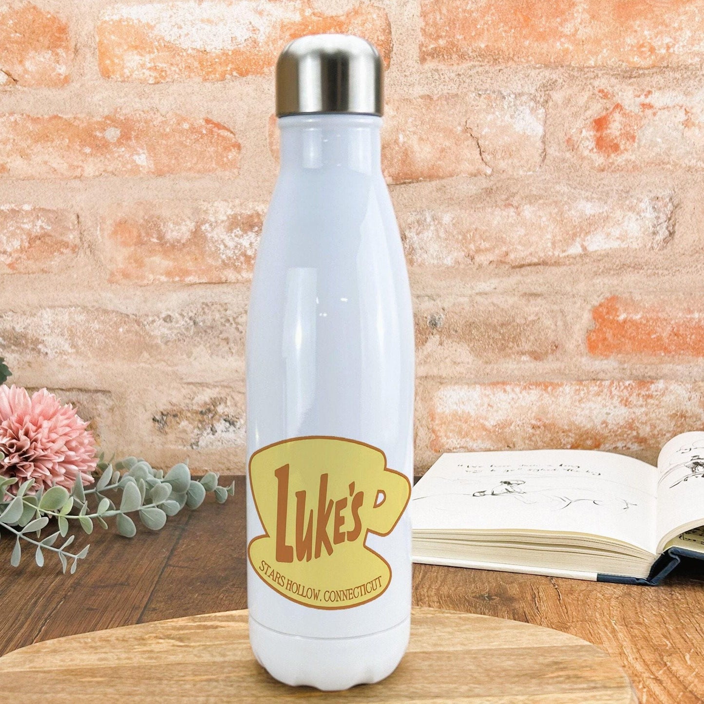 Luke's Coffee Gilmore Girls TV Show Water Bottle Personalised Gift