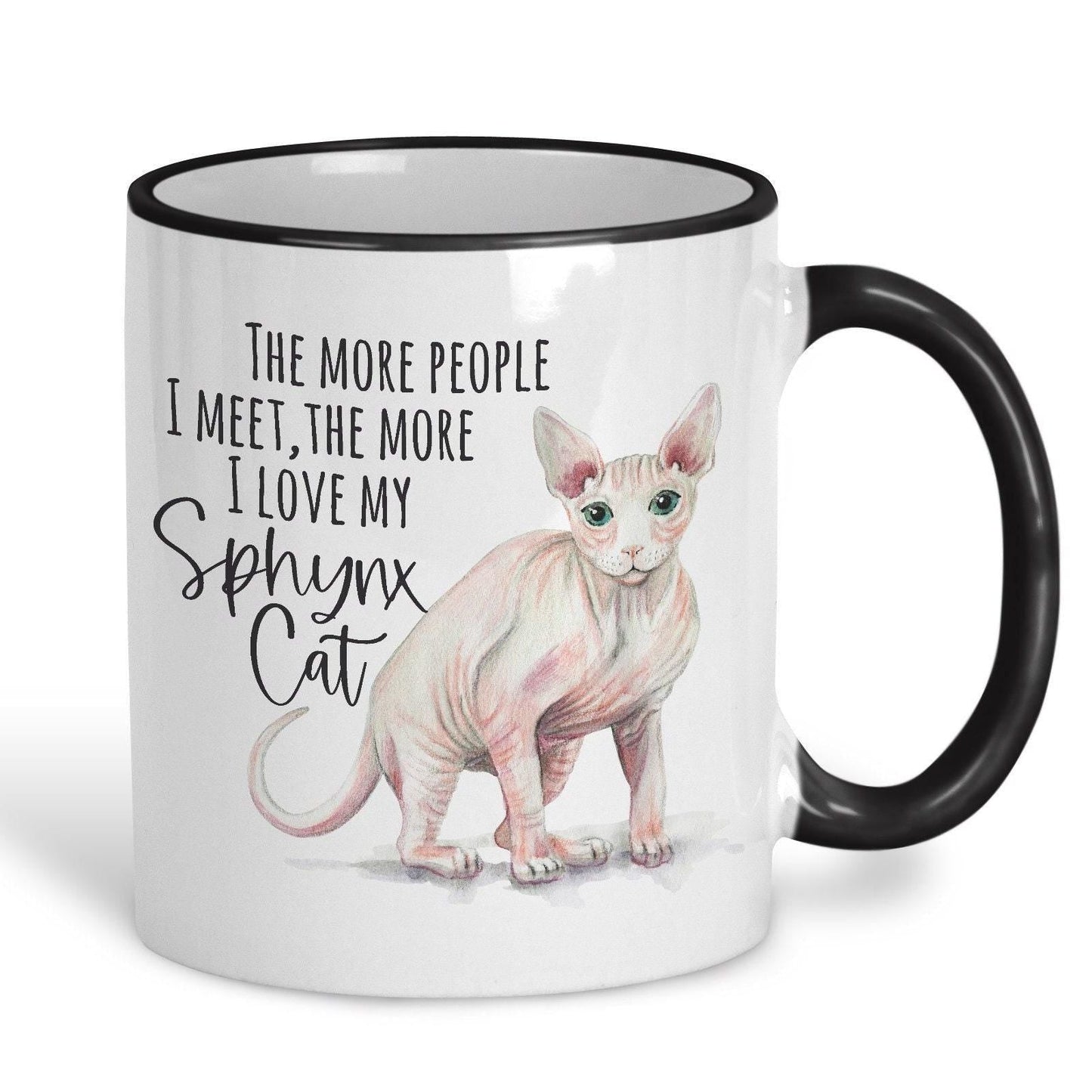 Sphynx Cat Mug Personalised