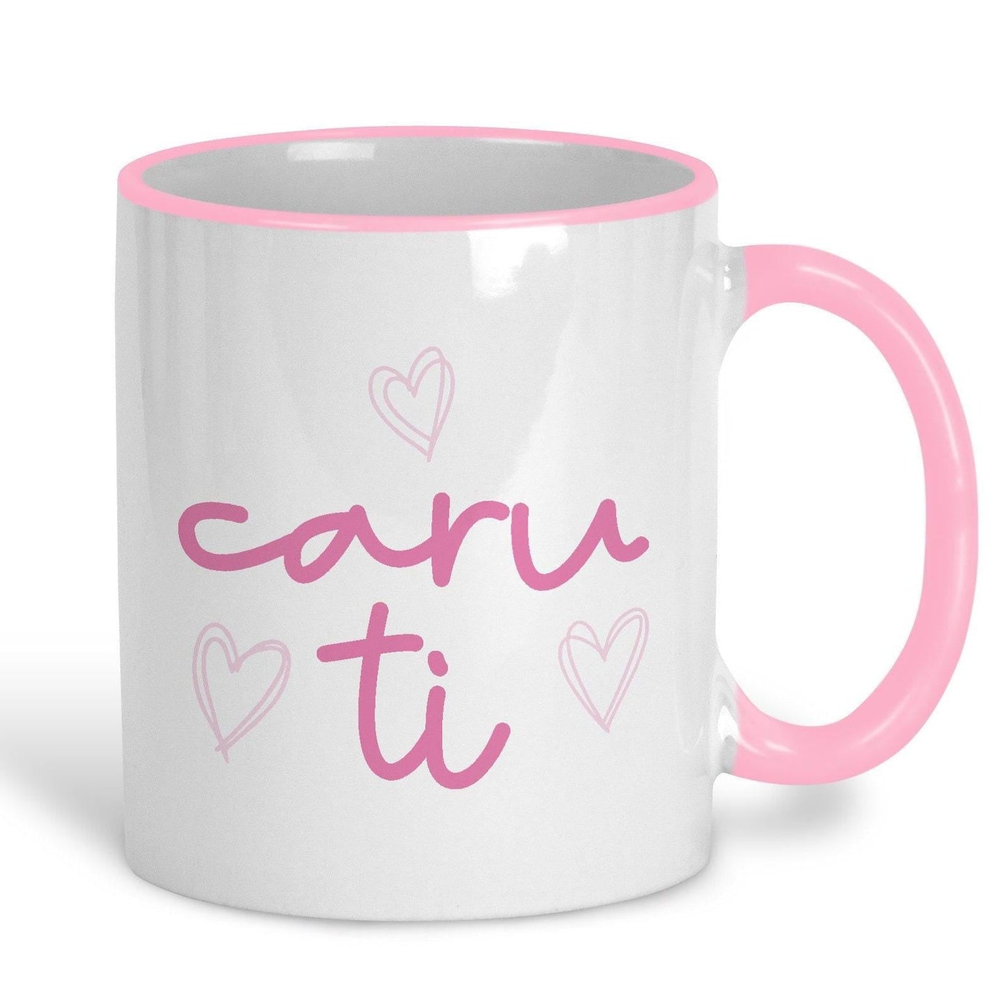 Caru Ti Love You - Welsh Language Dialect - Personalised Ceramic Mug