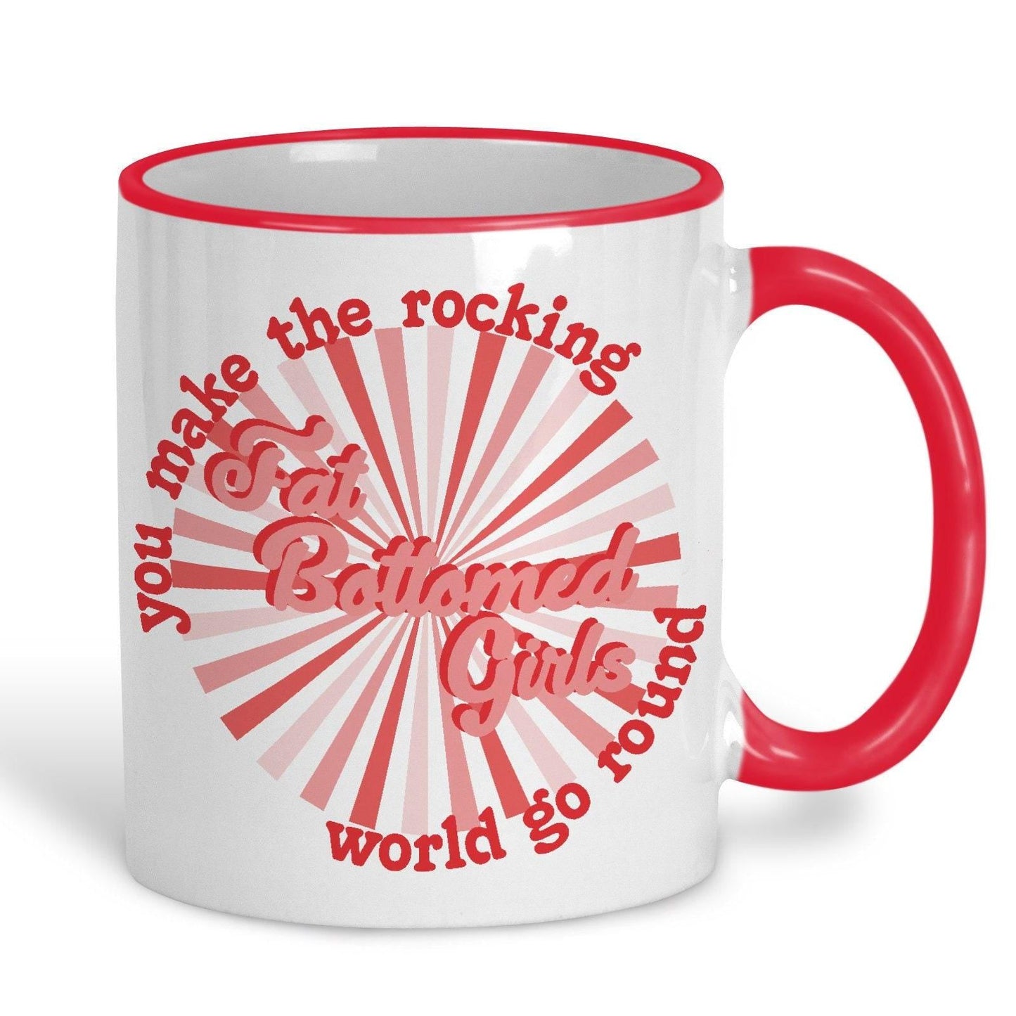 Queen Fat Bottomed Girls Music Lyrics Mug