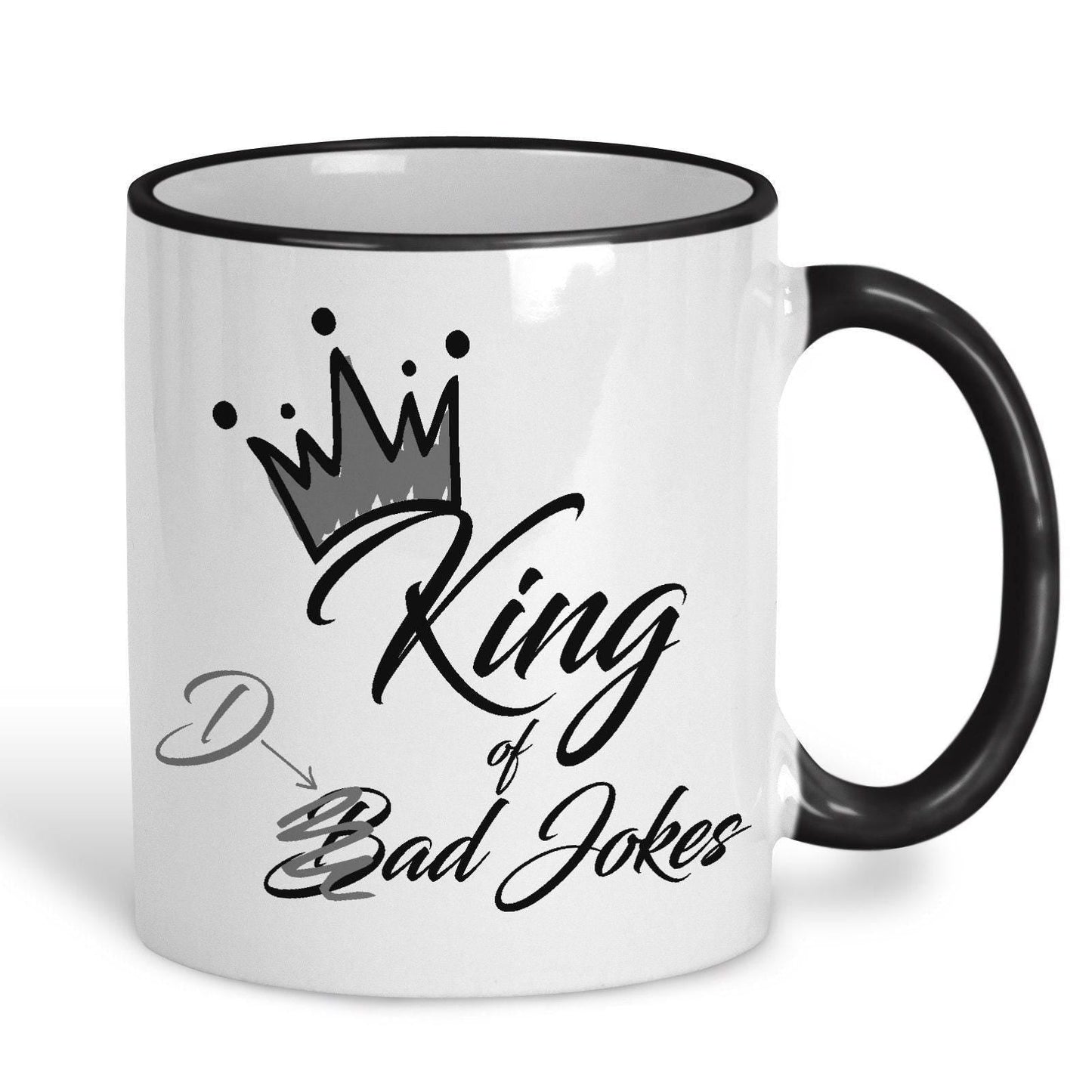 King of Bad Jokes Father's Day Personalised Mug