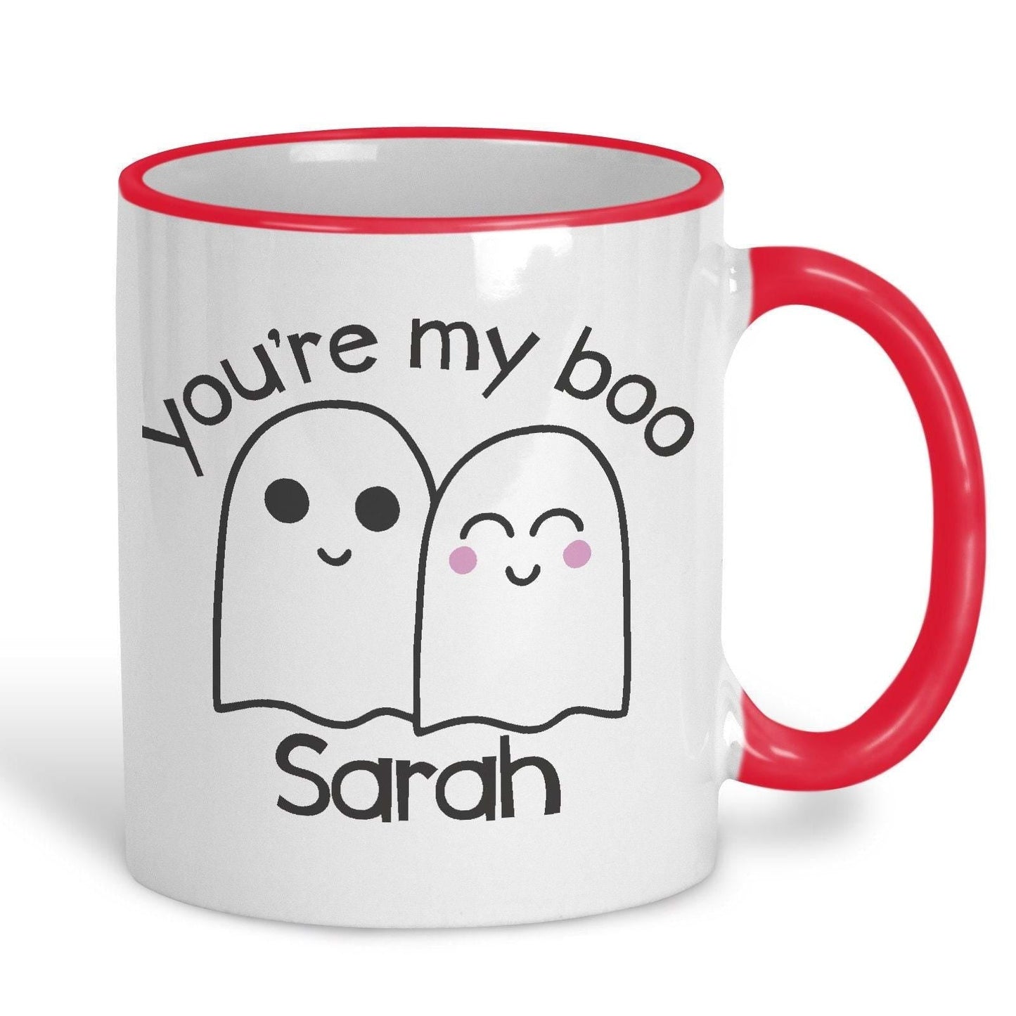 You're My Boo Spooky Ghost Love Personalised Mug Valentine's Day Boyfriend Girlfriend Gift