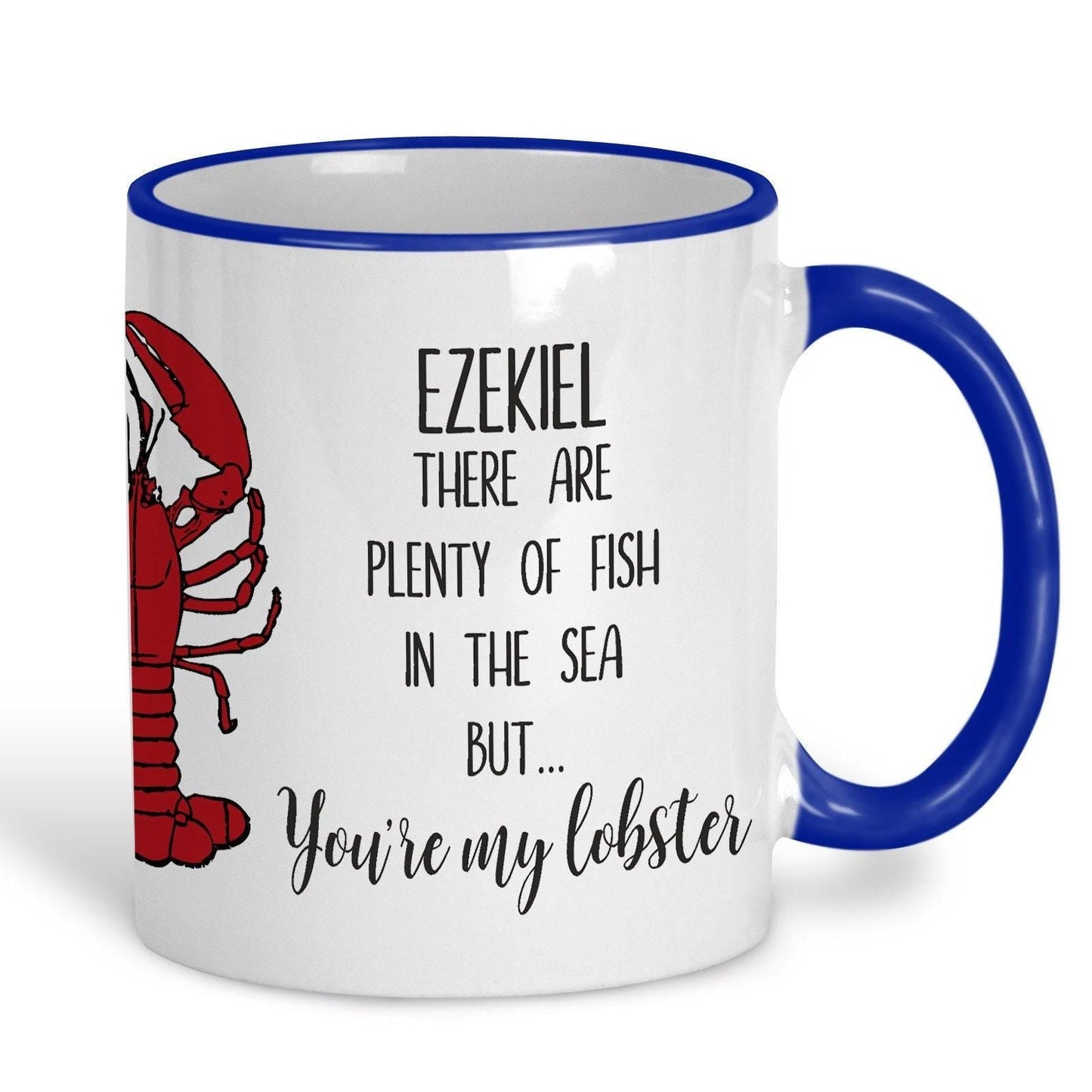 You're My Lobster Personalised Valentines Day Ceramic Mug