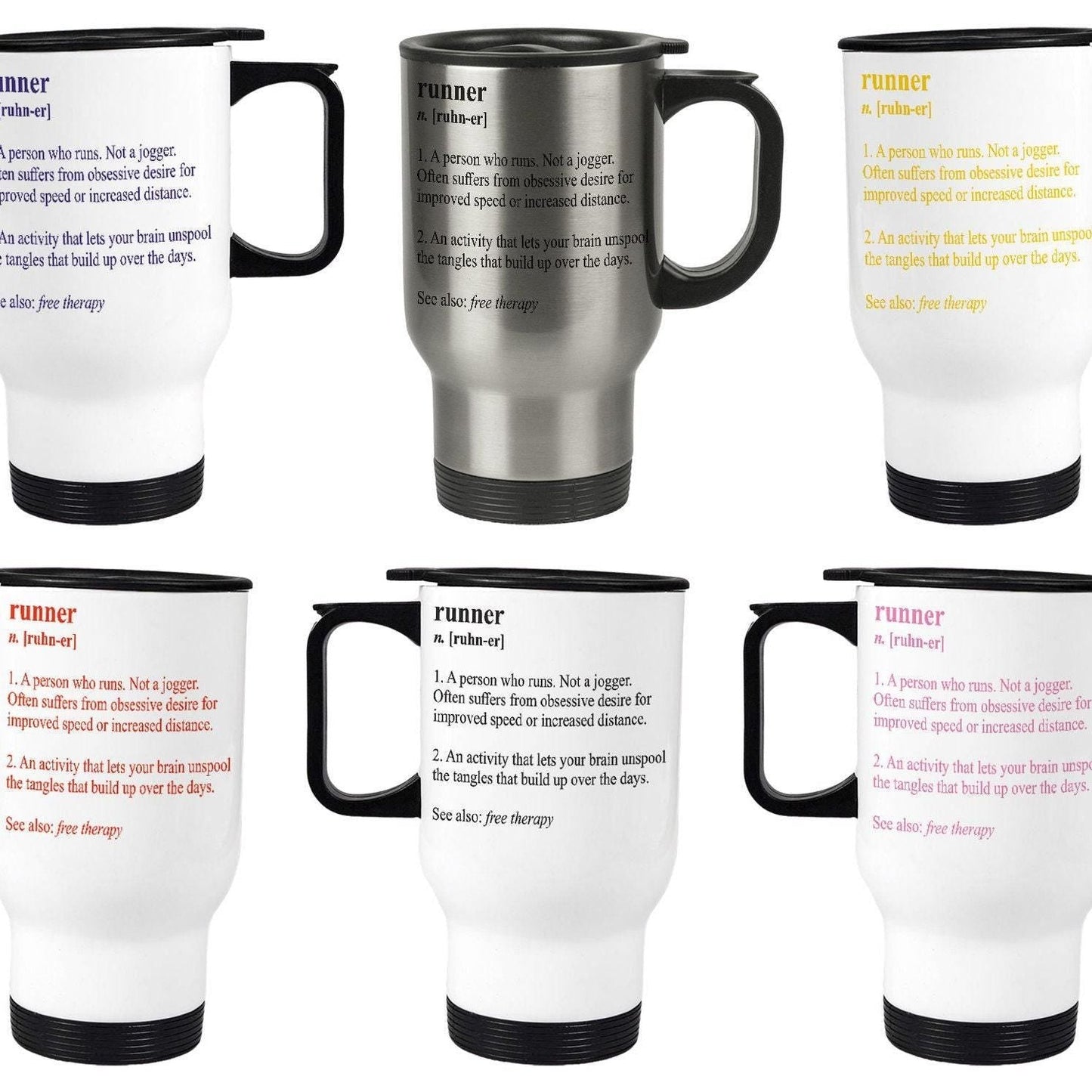 Runner Definition Run Personalised Sport Travel Mug