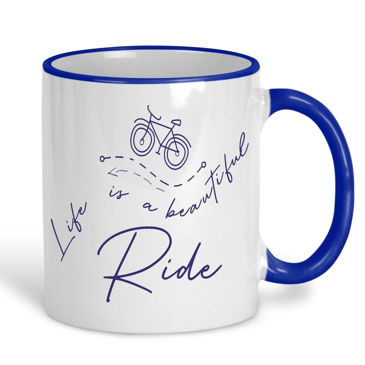 Life Is A Beautiful Ride Personalised Mug