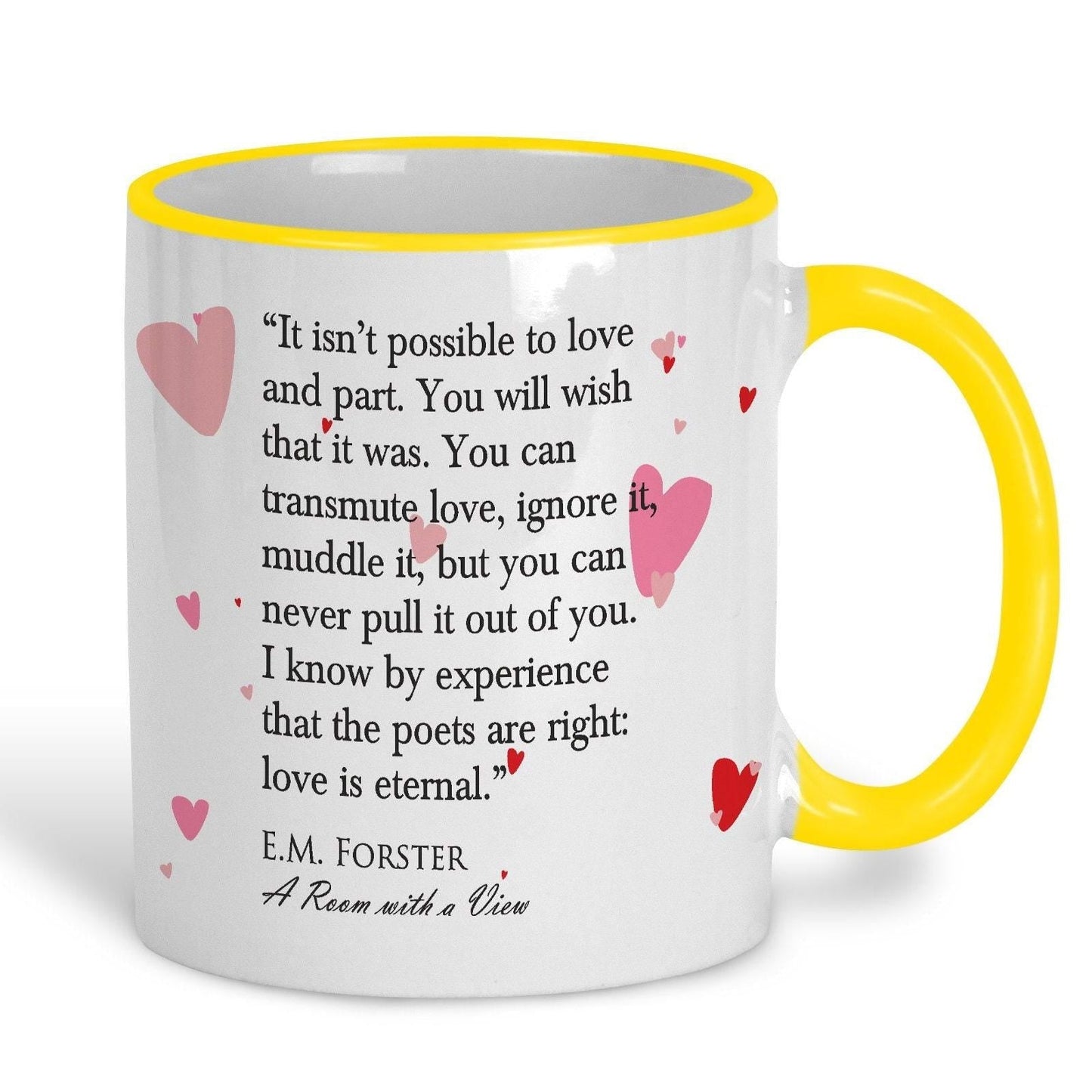 A Room With A View E.M. Forster Love Is Eternal Book Quote Mug