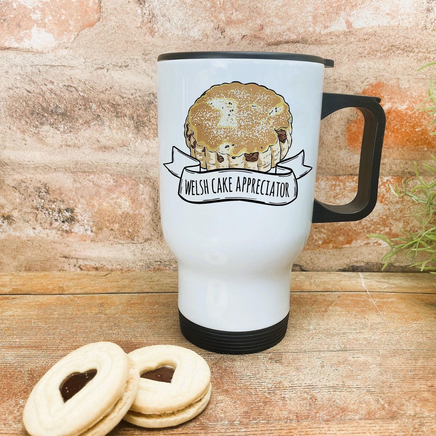 Welsh Cake Appreciator - Welsh Language Dialect - Personalised Travel Mug