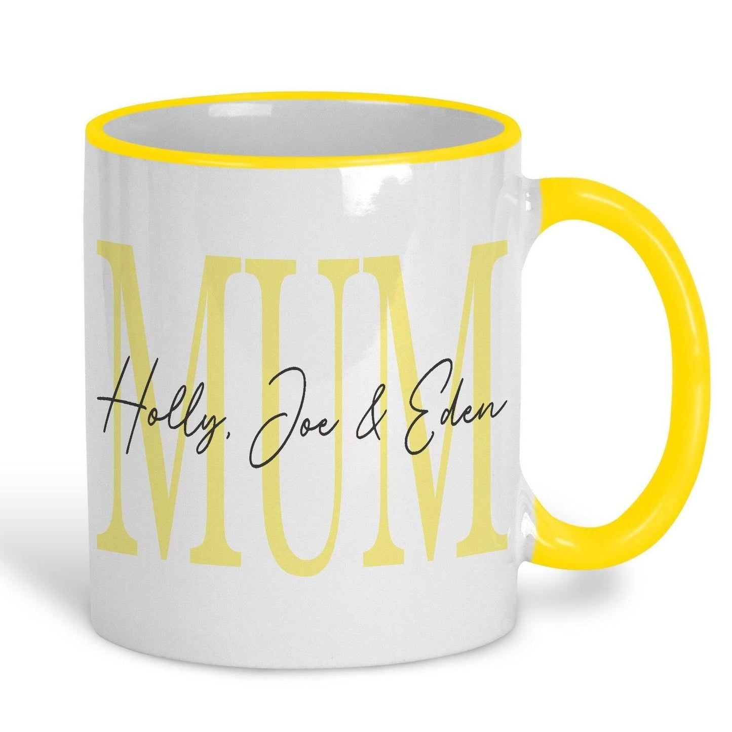 Mum and Children's Names Mother's Day Personalised Ceramic Mug
