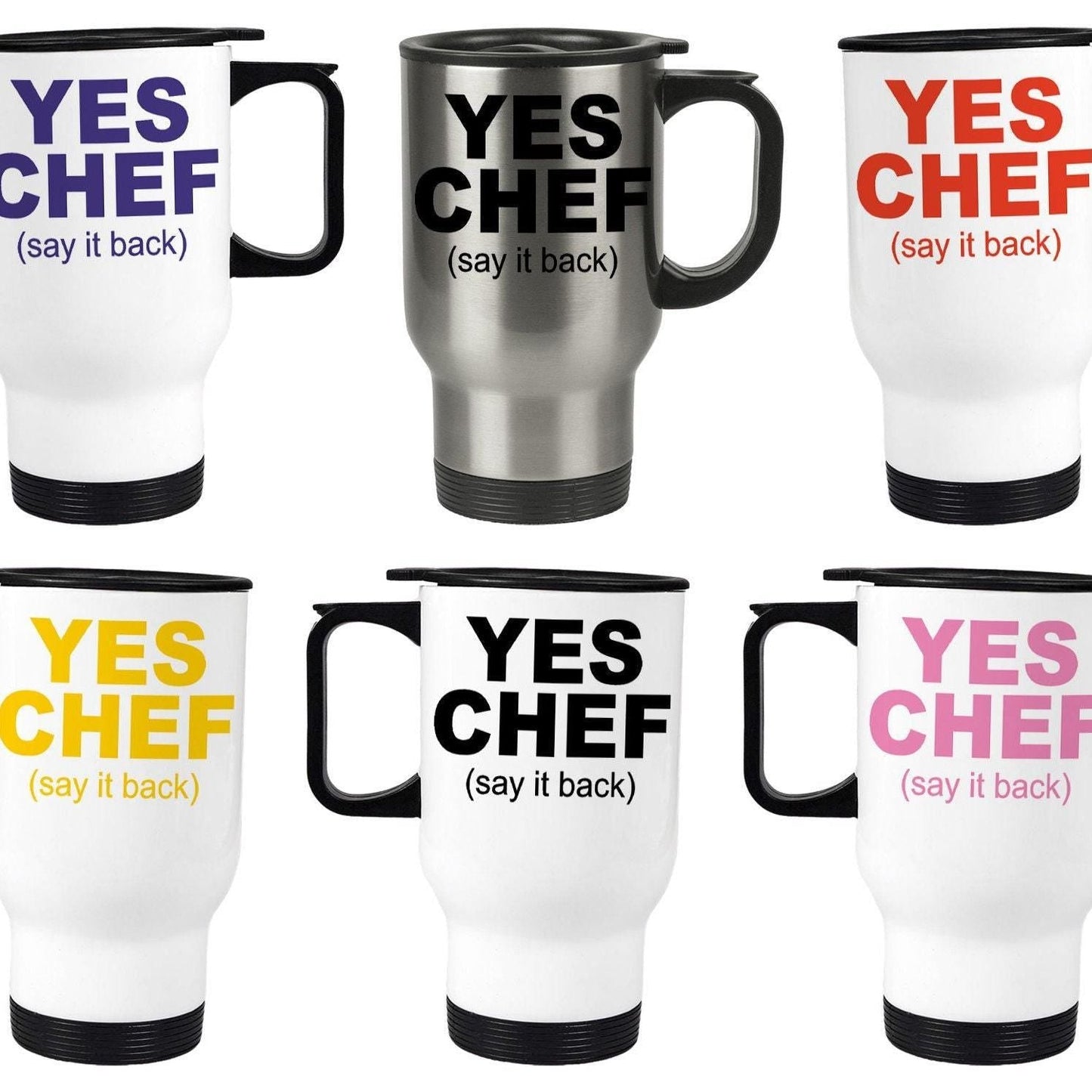 Yes Chef The Bear TV Show Travel Mug Personalised