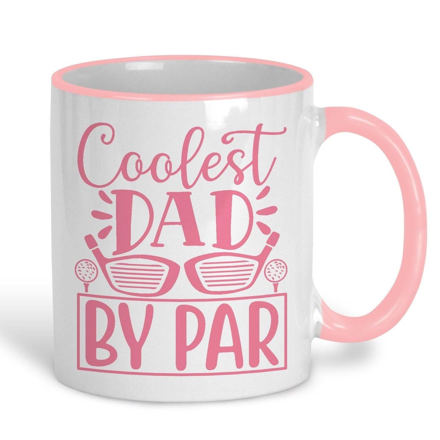 Coolest Dad By Par Father's Day Golf Joke Personalised Mug
