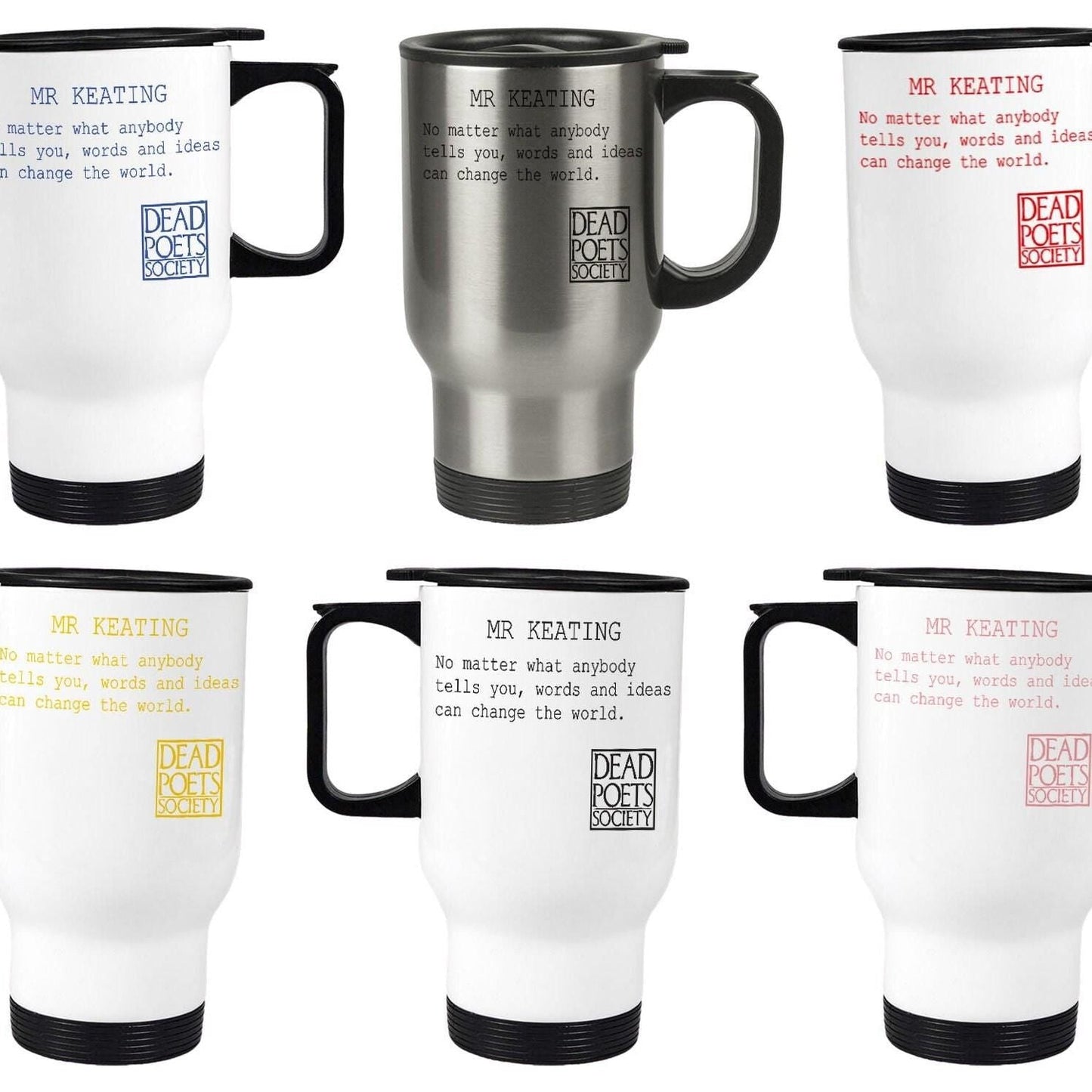 Dead Poets Society "Change the World" Travel Mug