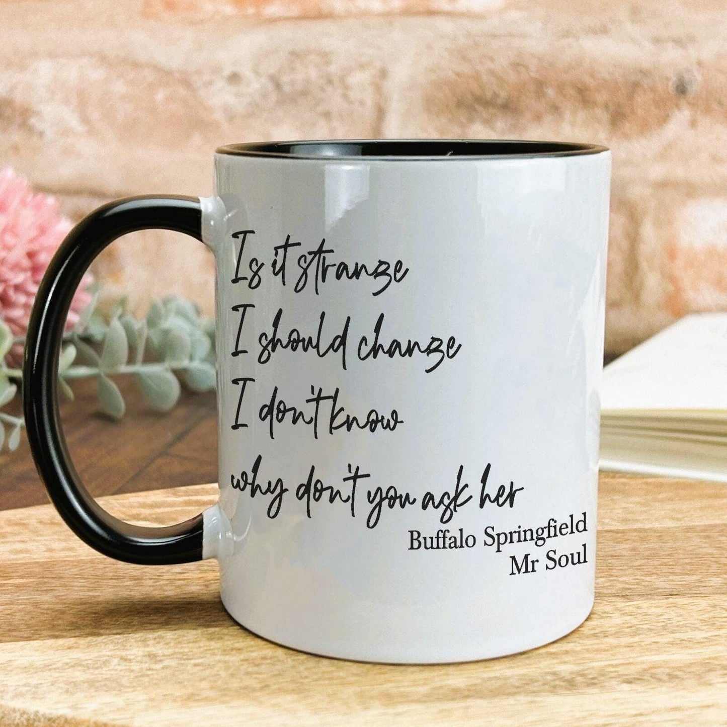 Buffalo Springfield Mr Soul 60s Mug Personalised