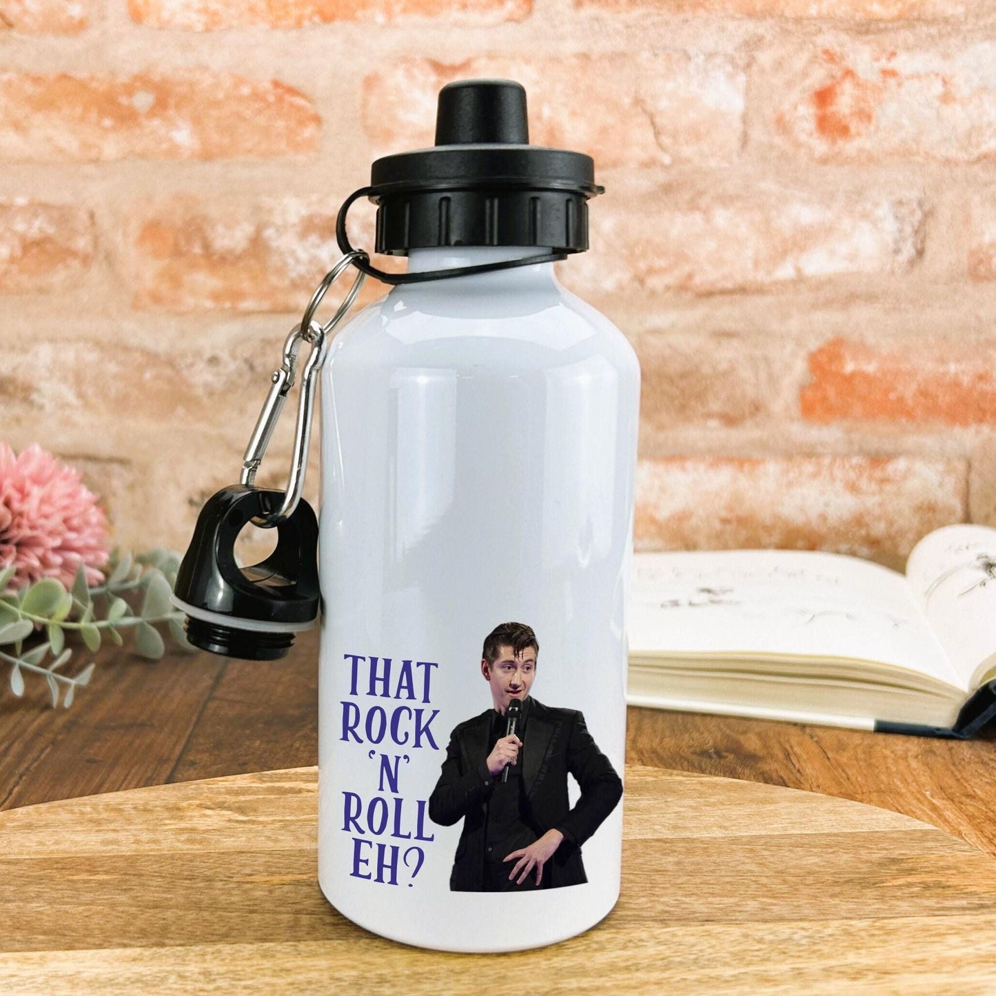 Alex Turner Artic Monkeys That Rock N Roll Eh? Yorkshire Dialect - Personalised Water Bottle