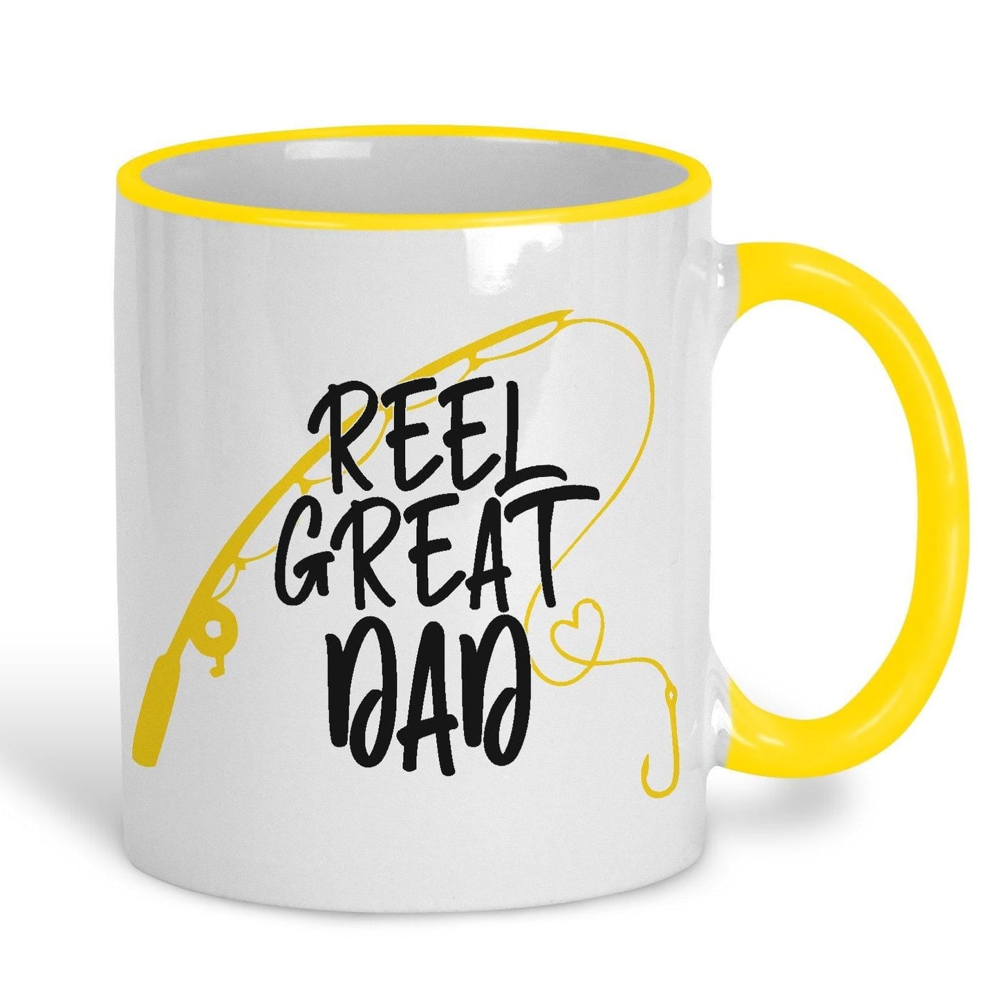 Reel Great Dad Fishing Fisher Father's Day Personalised Mug
