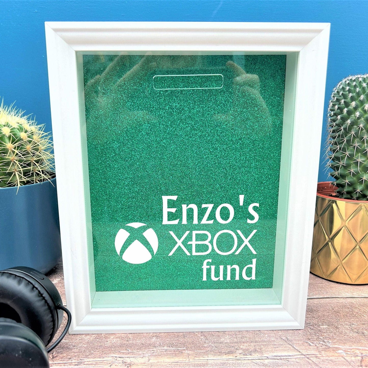 XBox Game Console Fund Money Box Personalised Gamer Gift