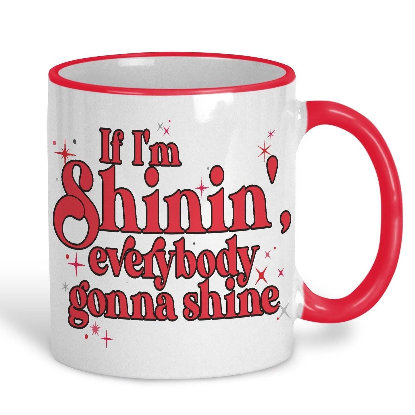 Lizzo Juice Ceramic Mug Song Lyrics If I'm Shinin Everybody Gonna Shine