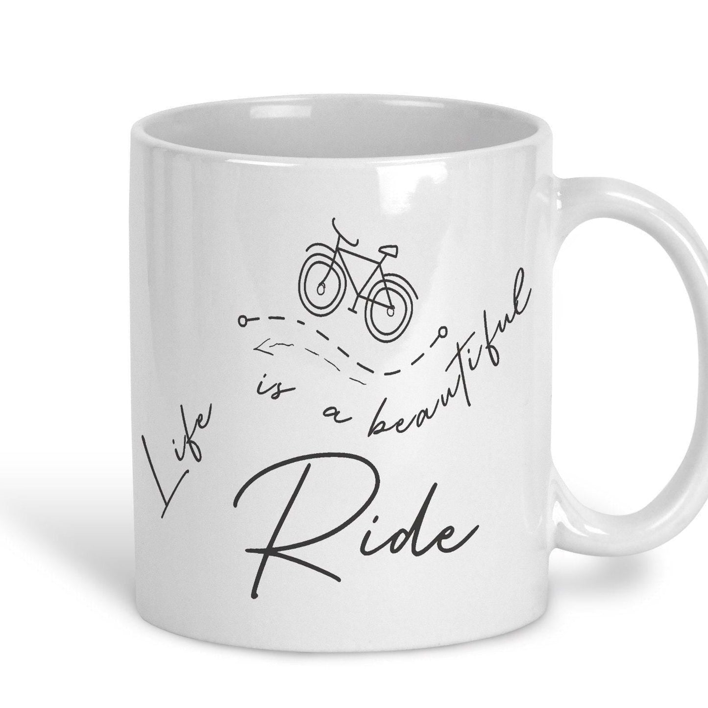 Life Is A Beautiful Ride Personalised Mug
