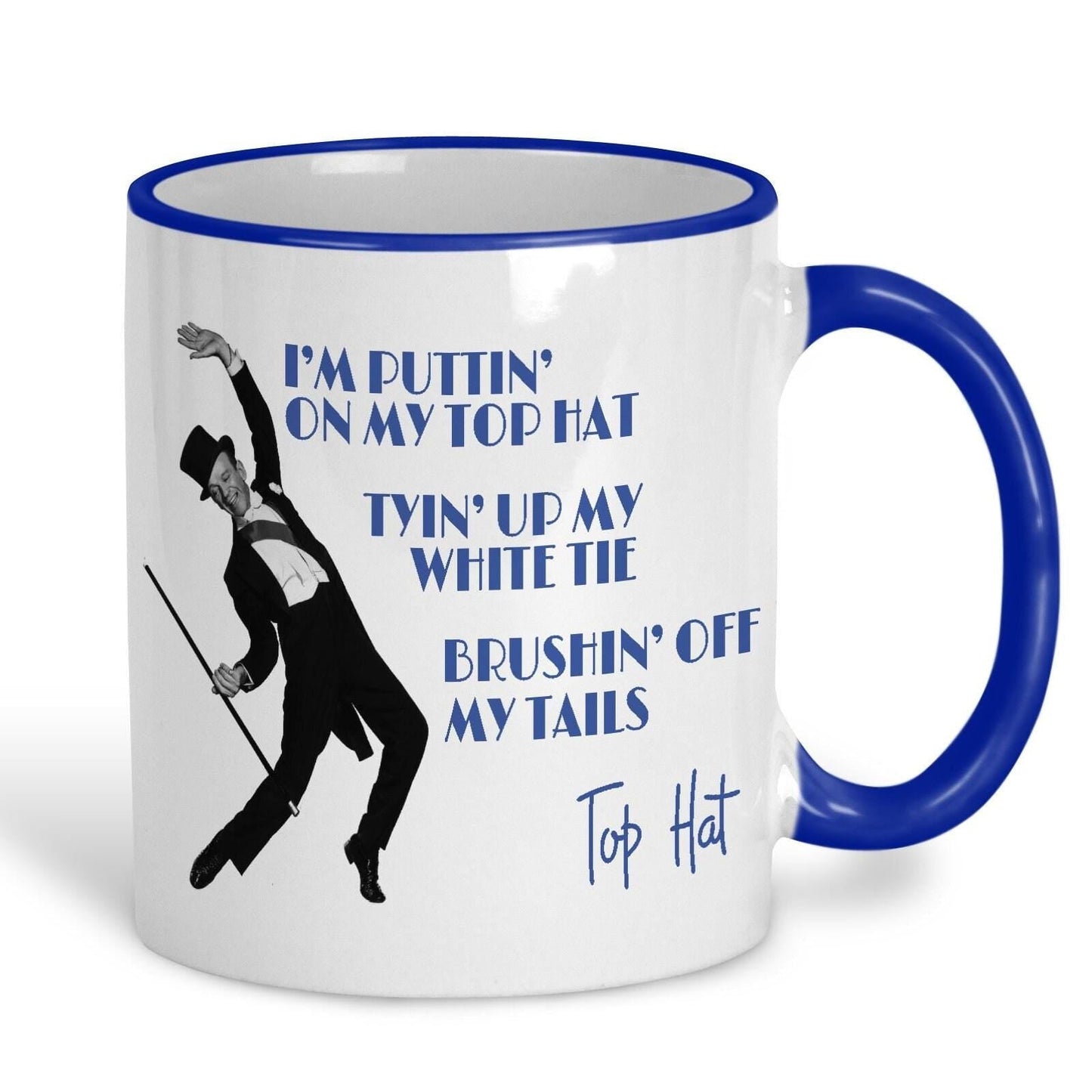 Top Hat Fred Astaire Musical Tap Dance Mug